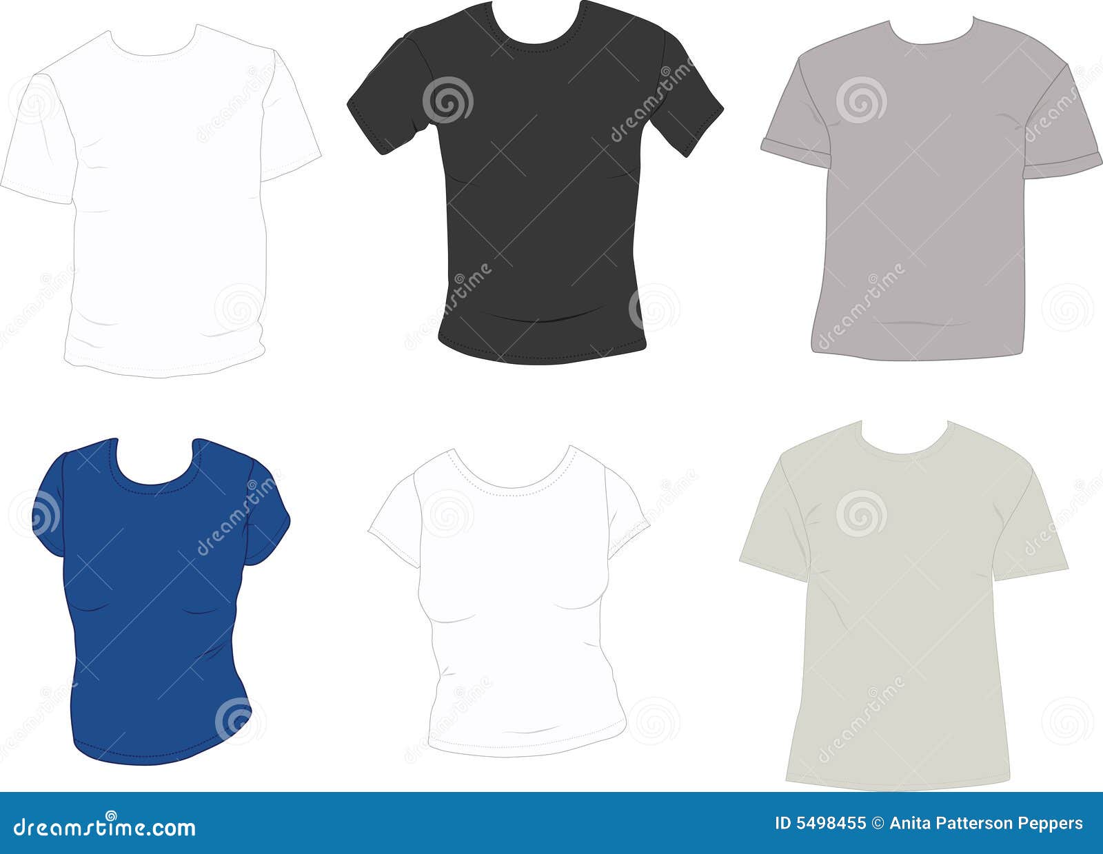 set of tee-shirts