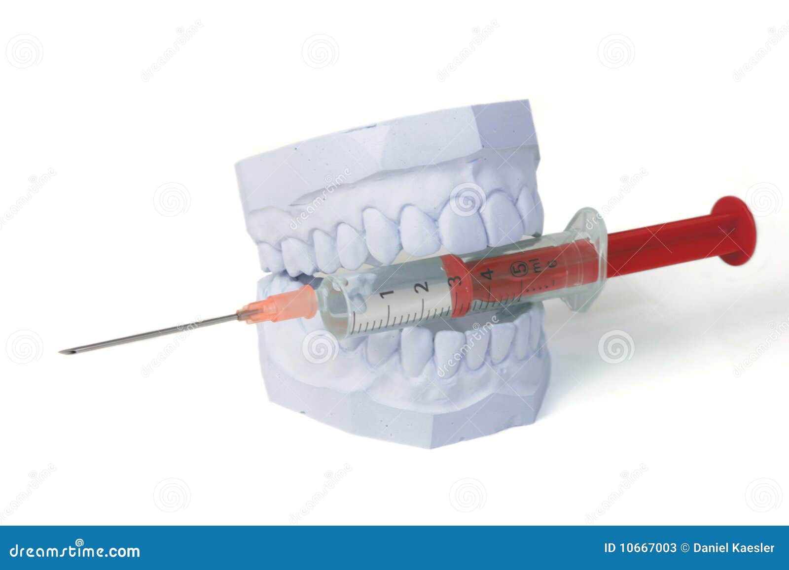 Set of Teeth Bites on Syringe Stock Image Image of medical, substance