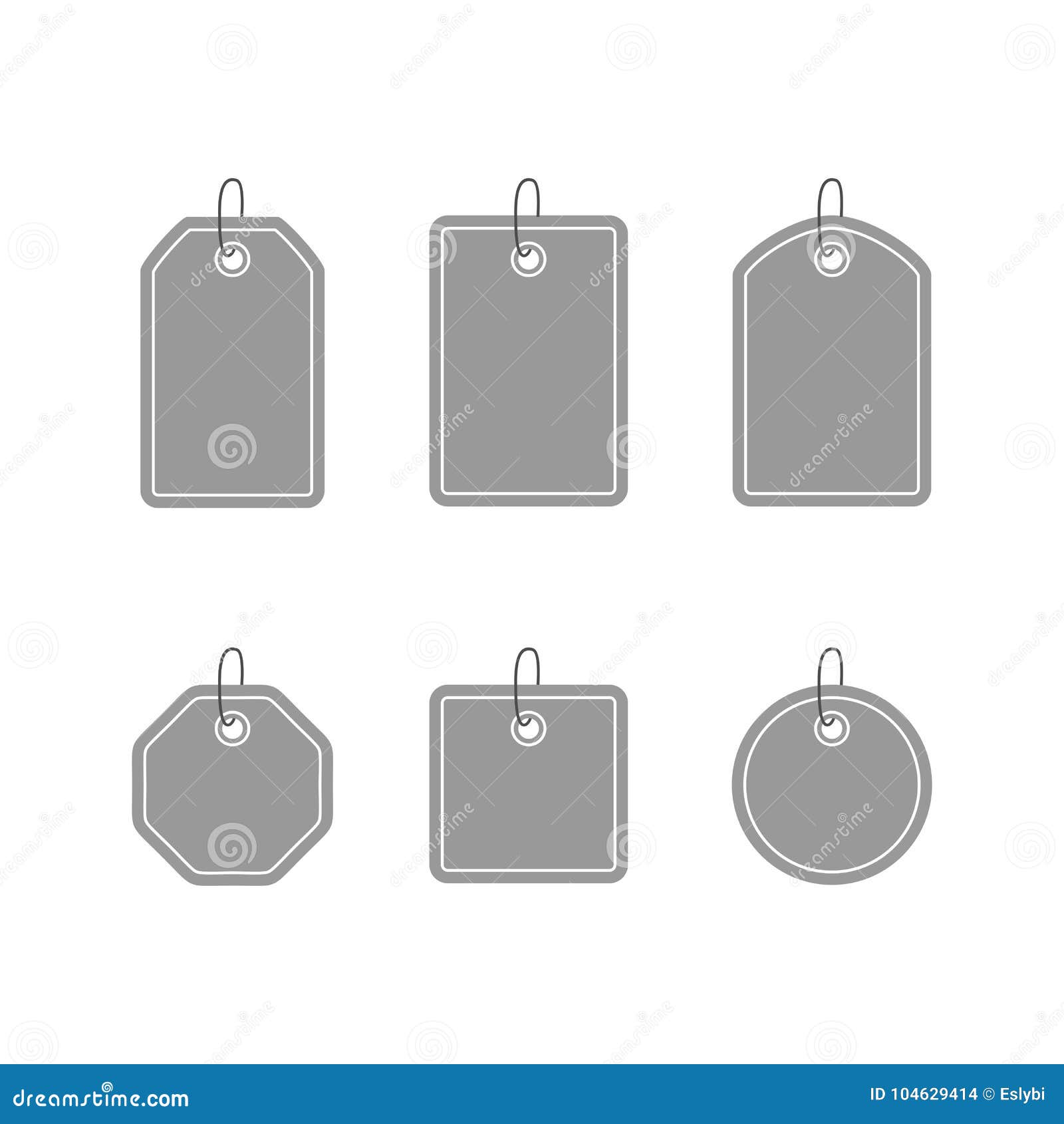 Set of Template Tags, Labels and Stickers Stock Vector - Illustration ...