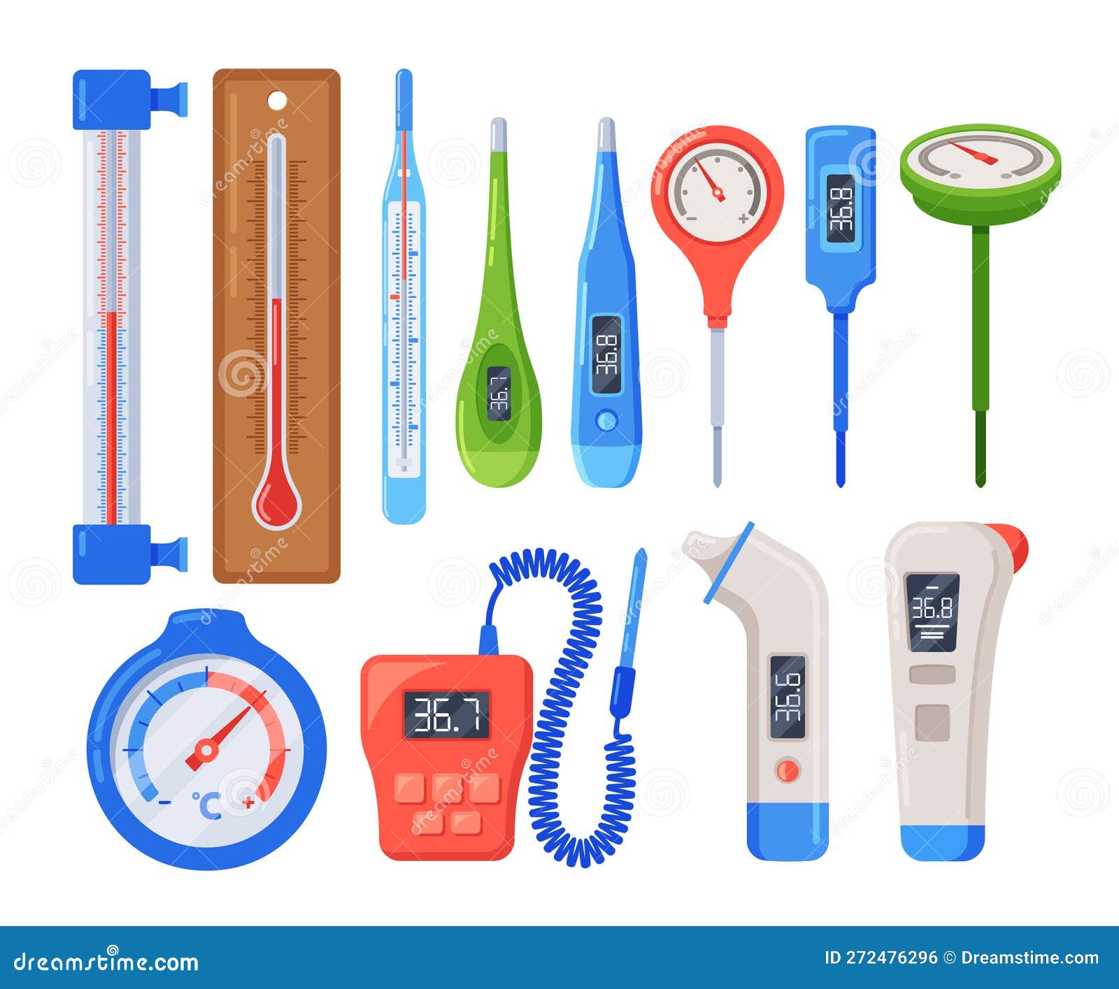 https://thumbs.dreamstime.com/z/set-thermometer-types-digital-infrared-glass-bimetallic-mercury-used-to-measure-temperature-various-settings-set-272476296.jpg