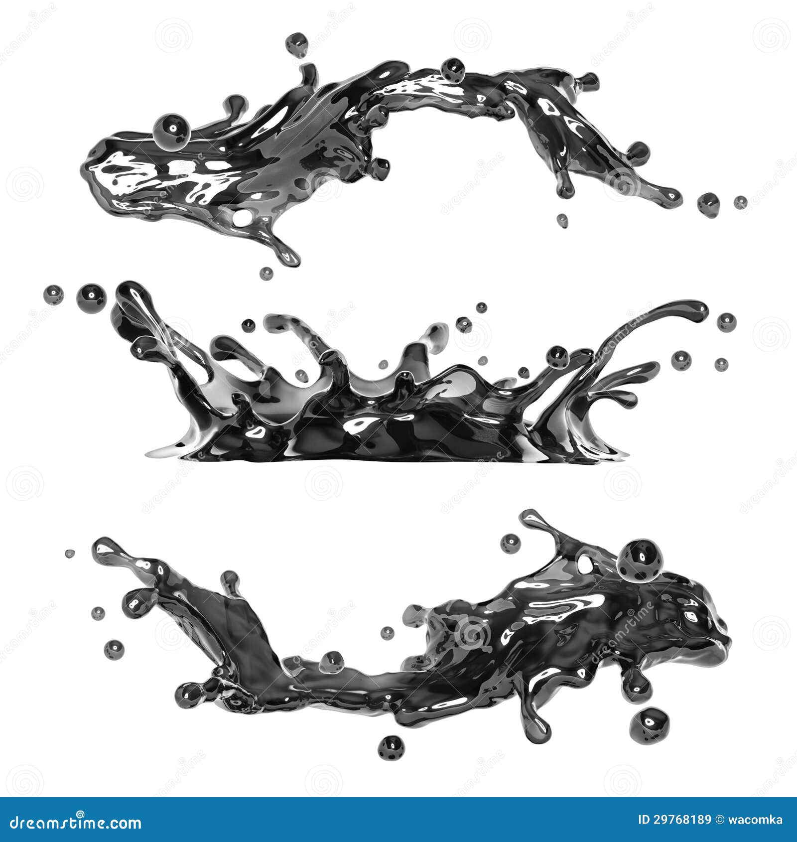 Black Ink Or Oil Liquid Splash Royalty Free Stock Images Image 29768189