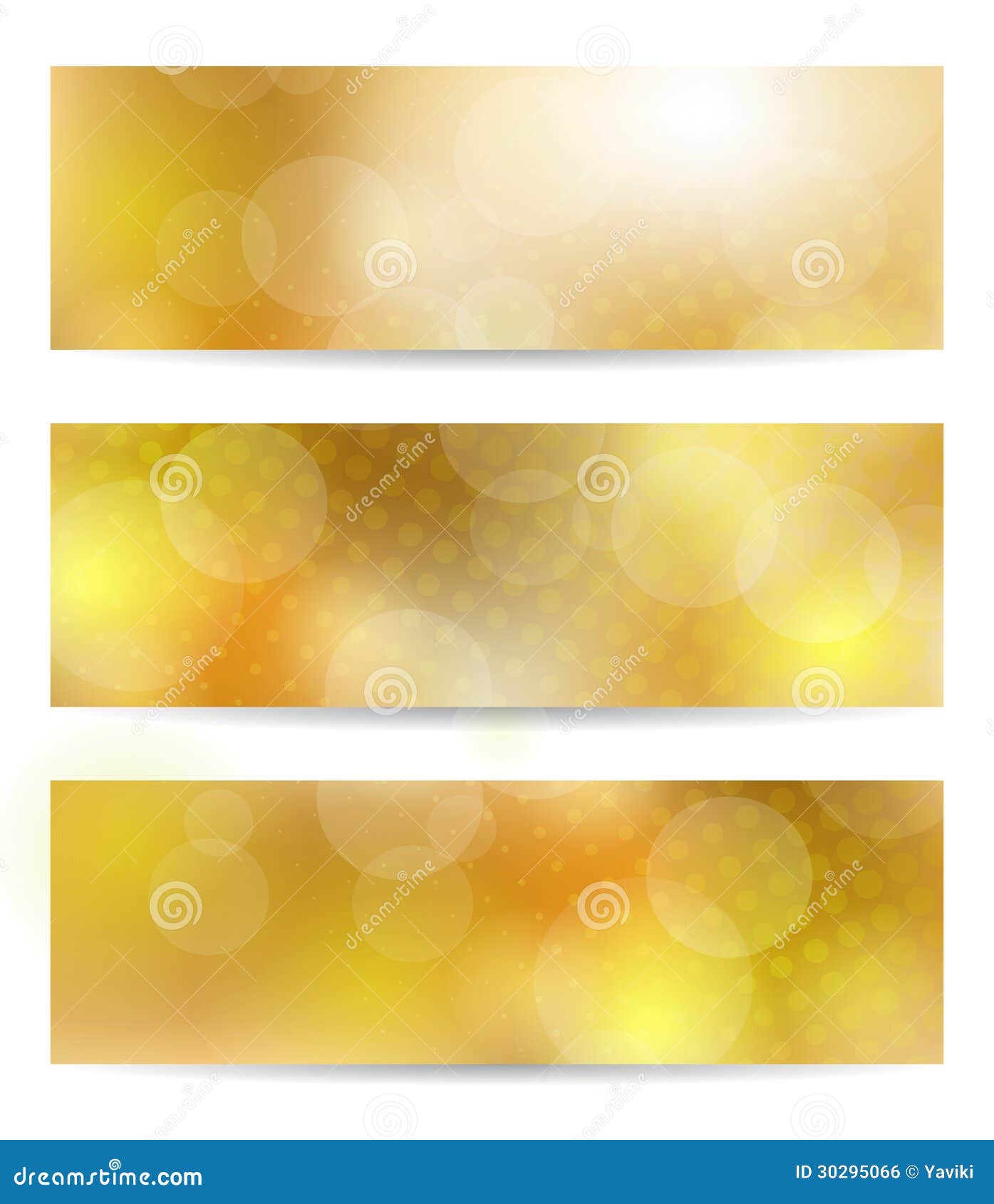 Yellow Banner Set Stock Vector Illustration Of Grass 30295066