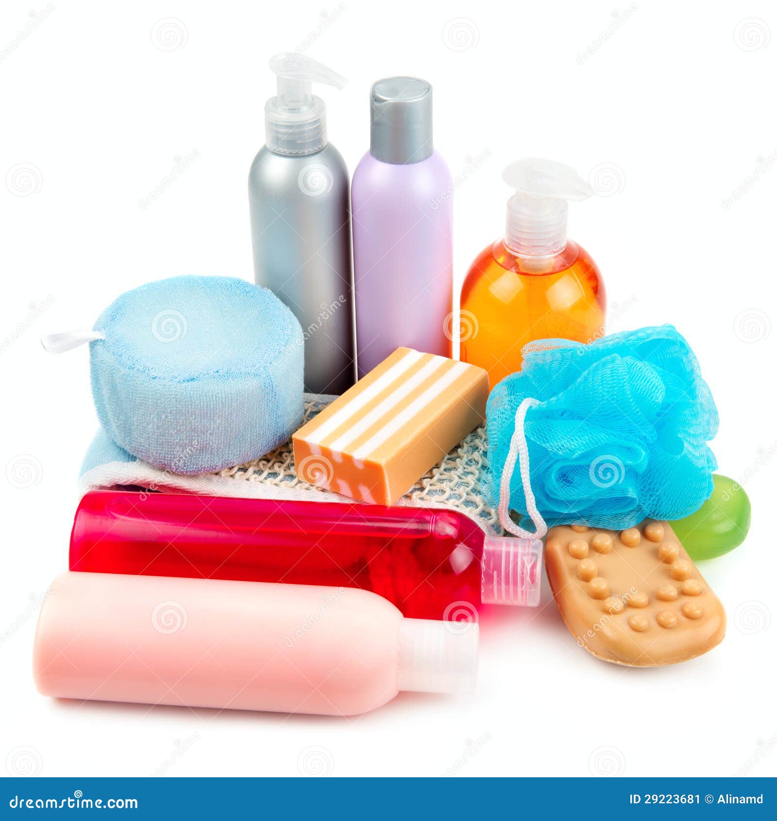 Set of toiletries stock image. Image of group, liquid 29223681