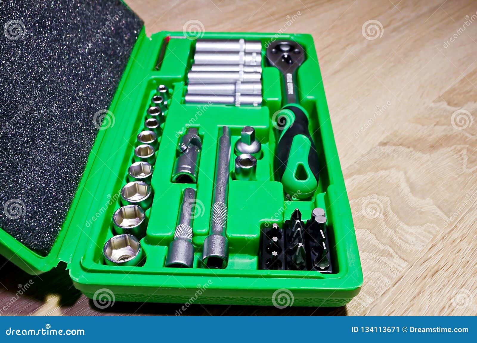 Set of Tools for Auto Repair Stock Image Image of file, chrome 134113671