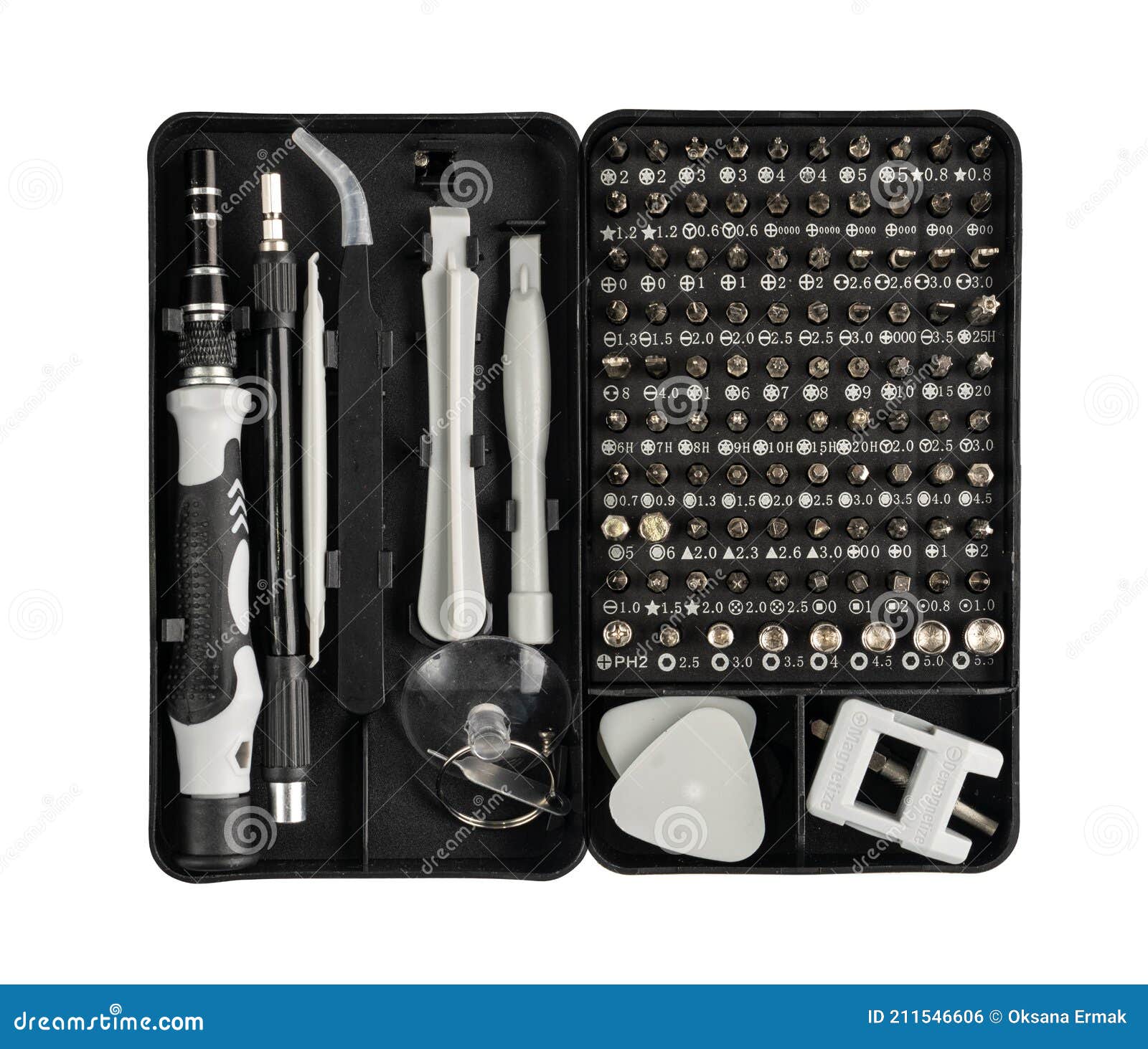 Set of Tools in the Case, Suitcase or Tool Kit Stock Photo Image of
