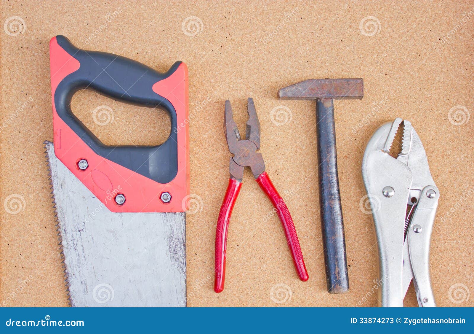 Set of tools. stock image. Image of improvement, construction 33874273
