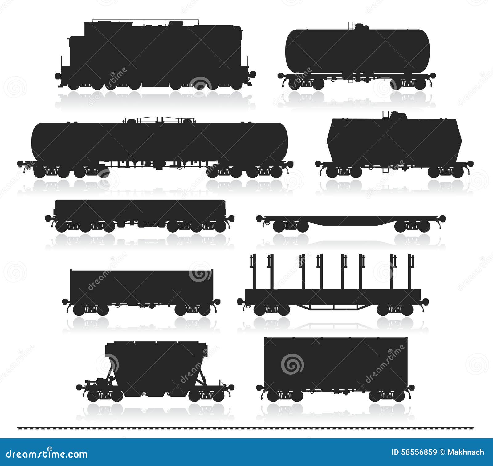 freight train car types