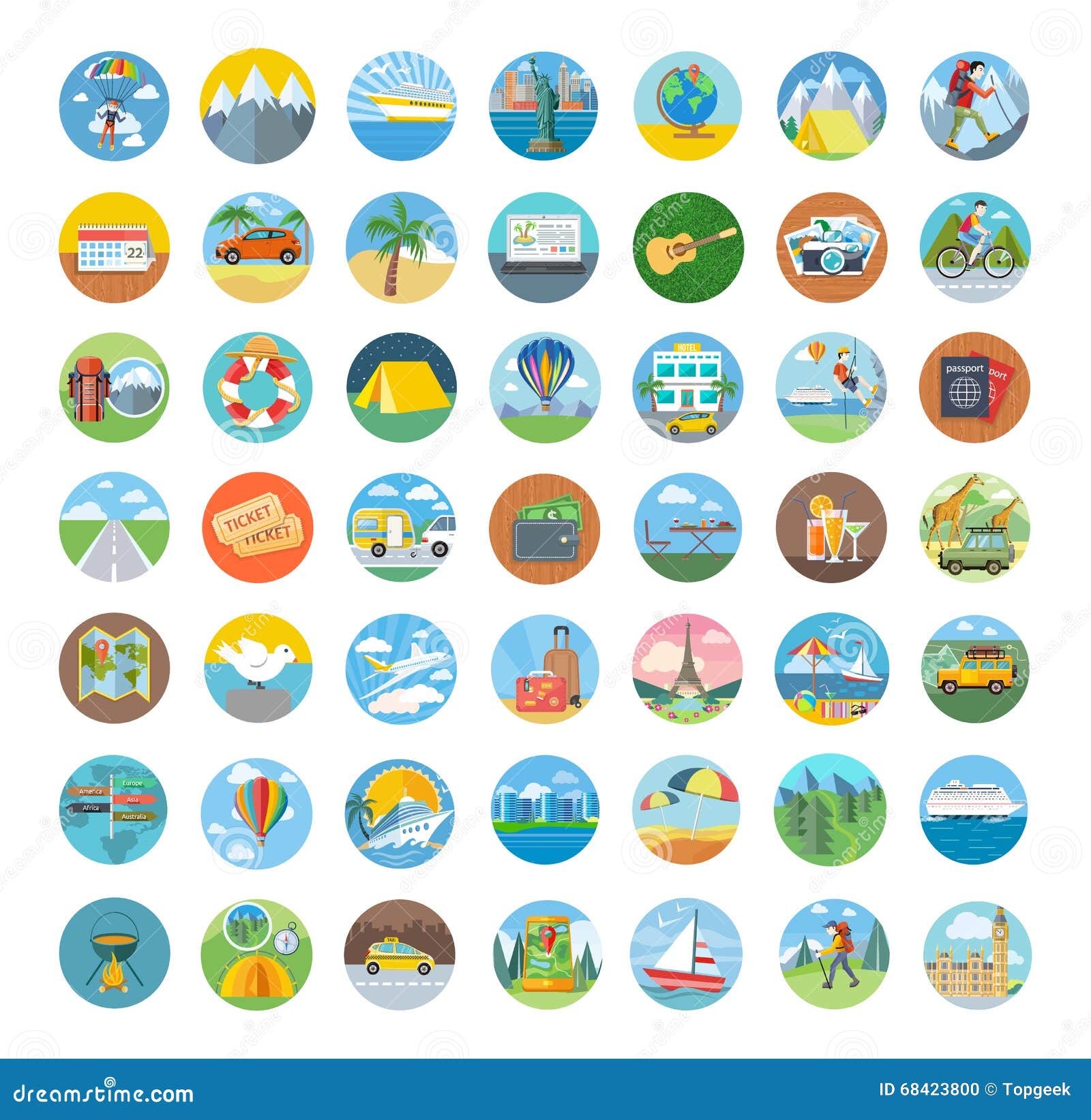 Car - Travel, Hotels & Holidays Icons