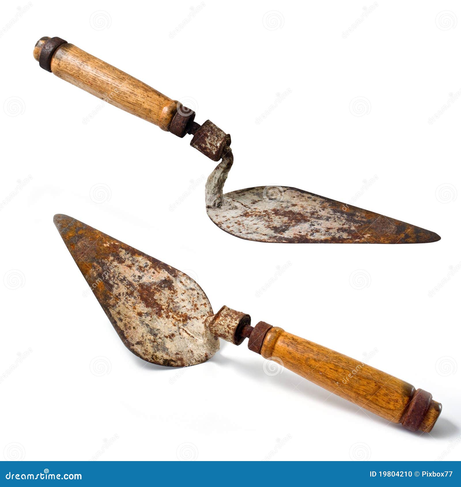 Set of trowel, Isolated stock photo. Image of building 19804210