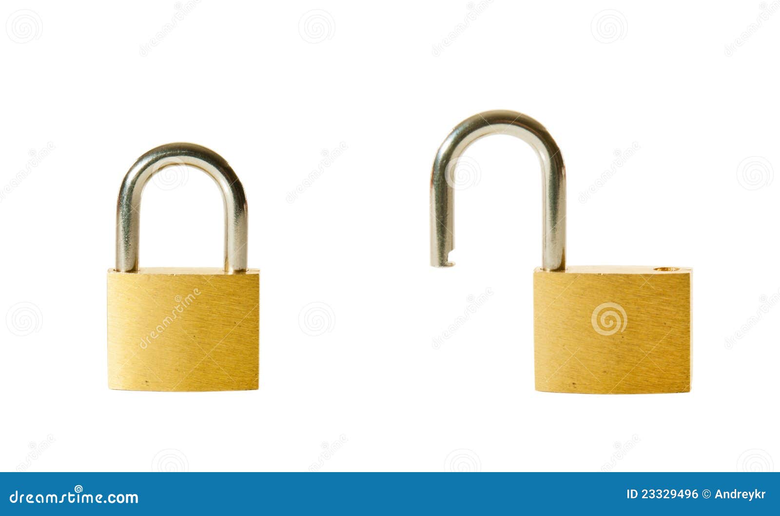 Locked and Unlocked Gold Locks with Keys Stock Vector - Illustration of  business, privacy: 28051271