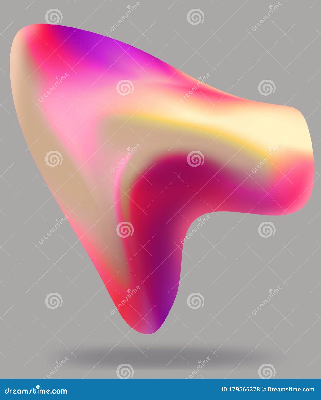 abstract minimal gradient  for branding, advertising in colorful smooth  blob style. modern trendy background cover pos