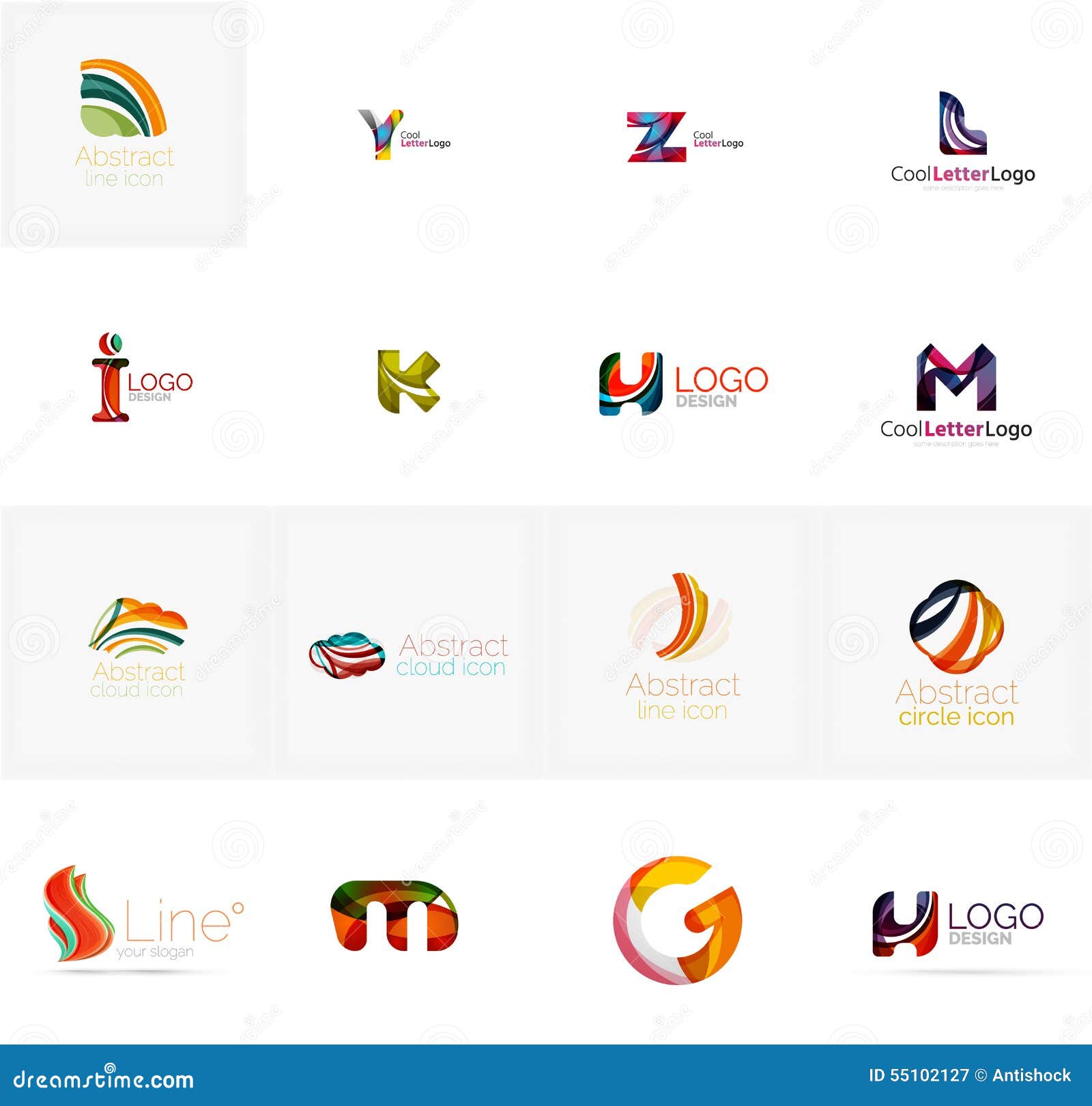 Set Of Universal Company Logo Ideas Business Icon Stock Vector Illustration Of Logo Creative Set Of Universal Company Logo Ideas Business Icon Stock Vector Illustration Of Logo Creative