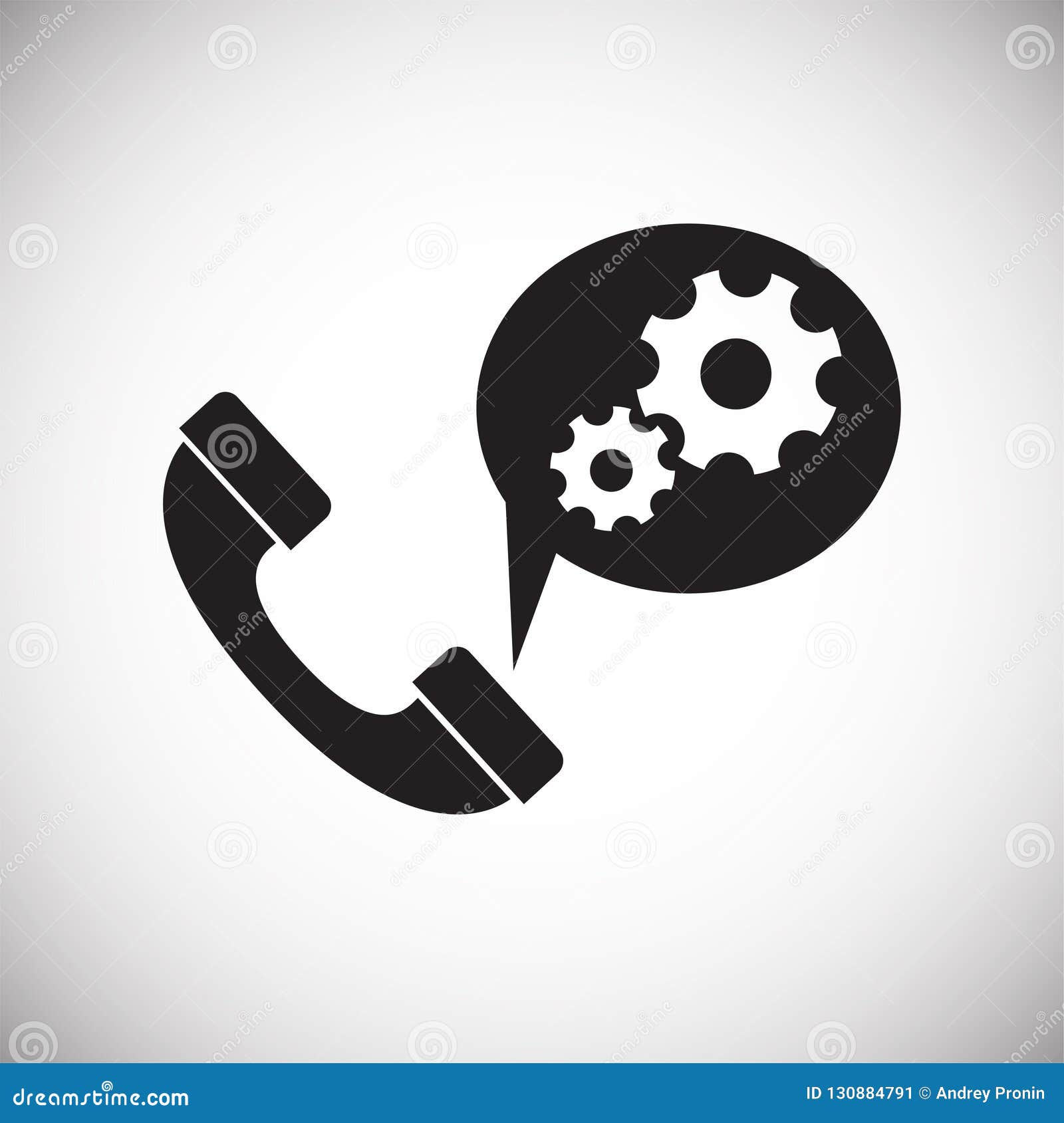 Set Up Help Desk On White Background Stock Vector Illustration