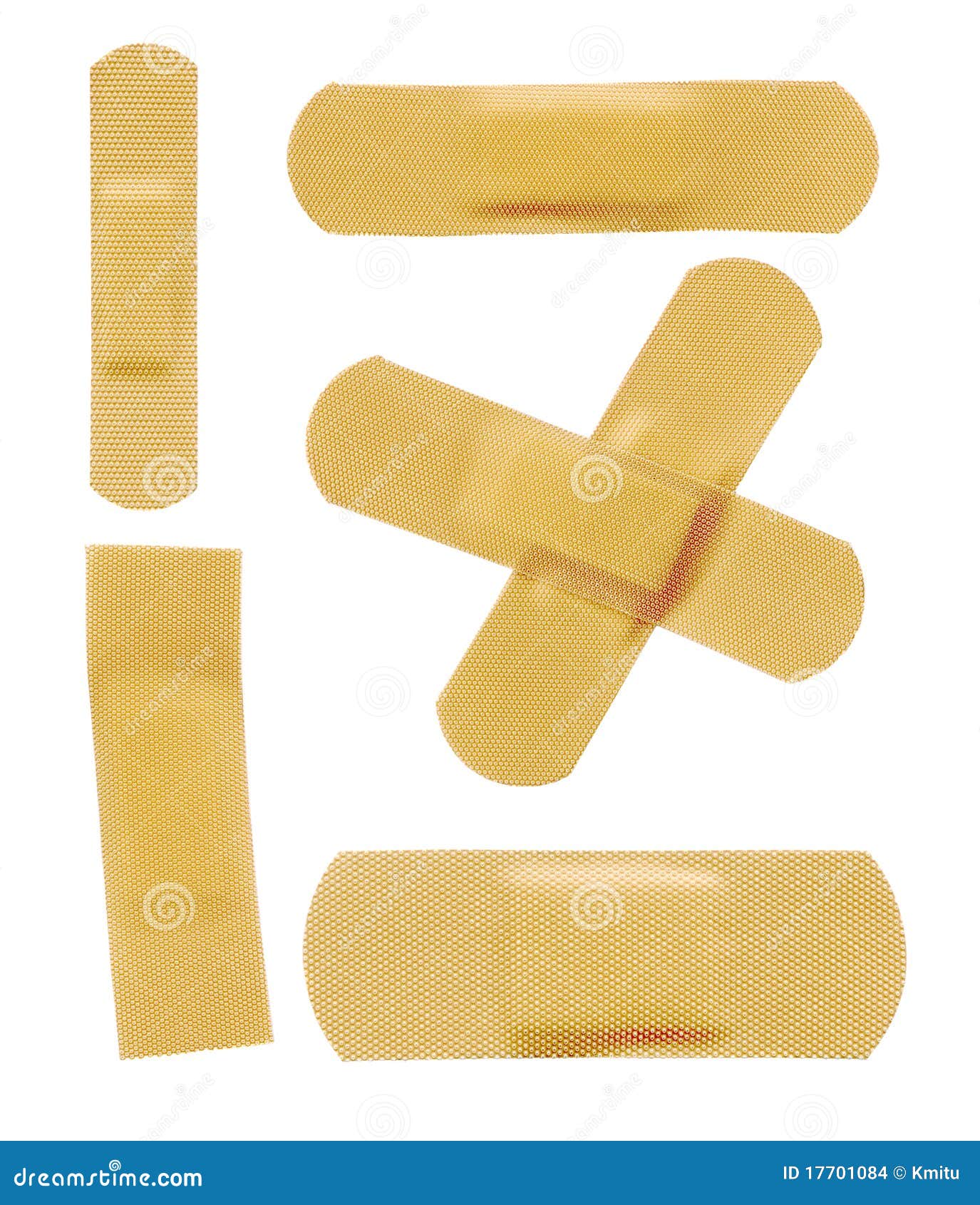 Set of Various Adhesive Bandage Stock Photo Image of isolated