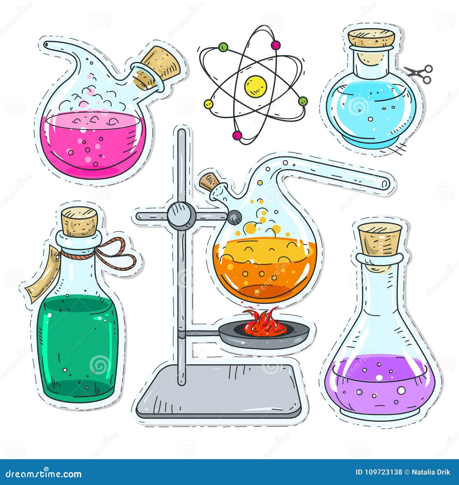 Chemical Jars Stock Illustrations 345 Chemical Jars Stock