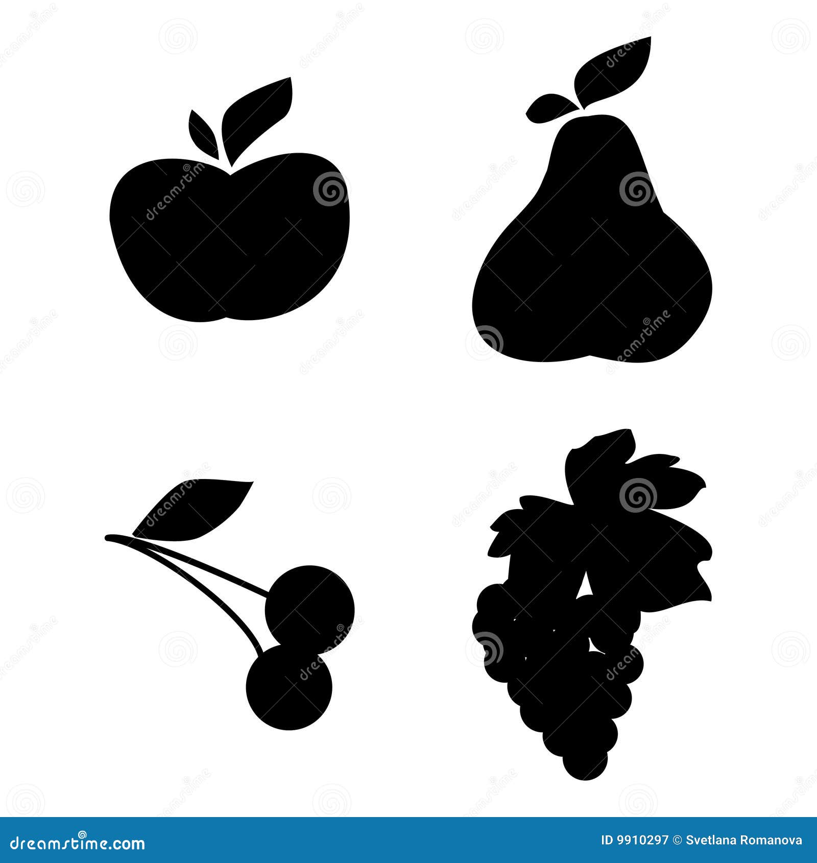 Apple Fruit Silhouette
