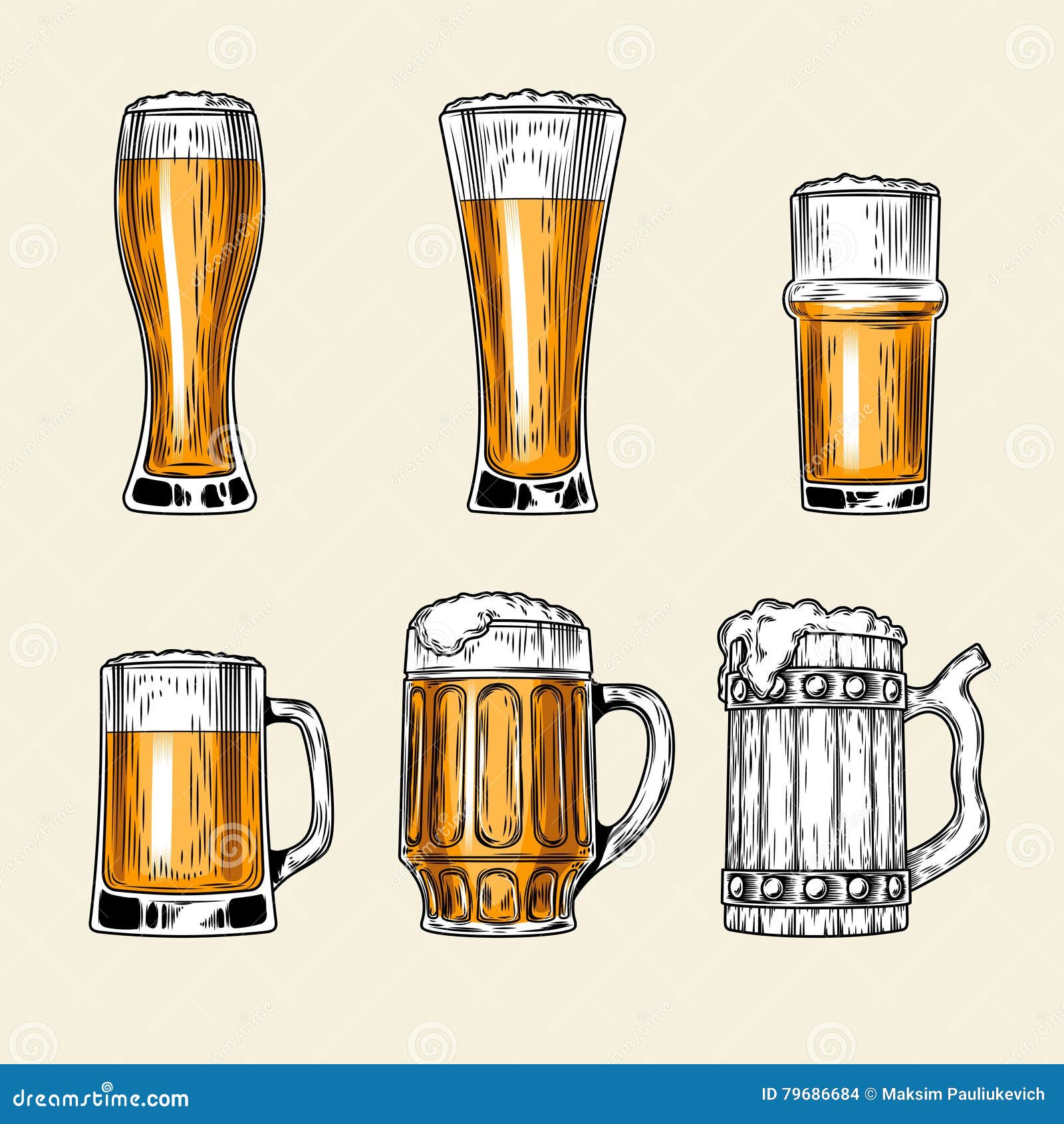 Full Glass Hourglass In Linear Flat Style Stock Image CartoonDealer