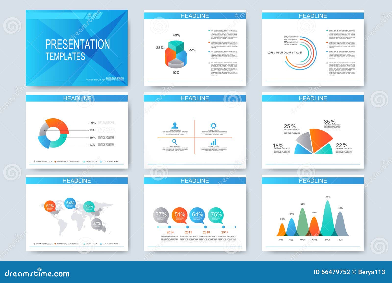 Business Graphs And Charts Templates