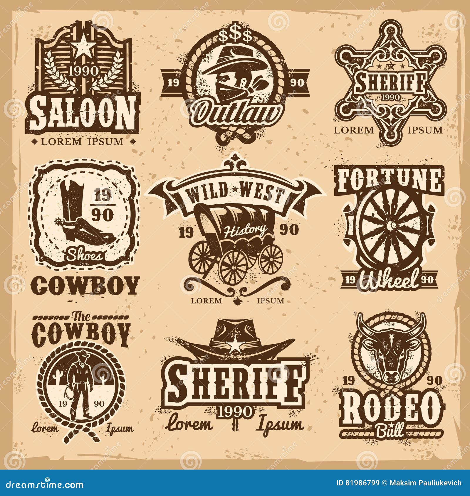 western cowboy logos