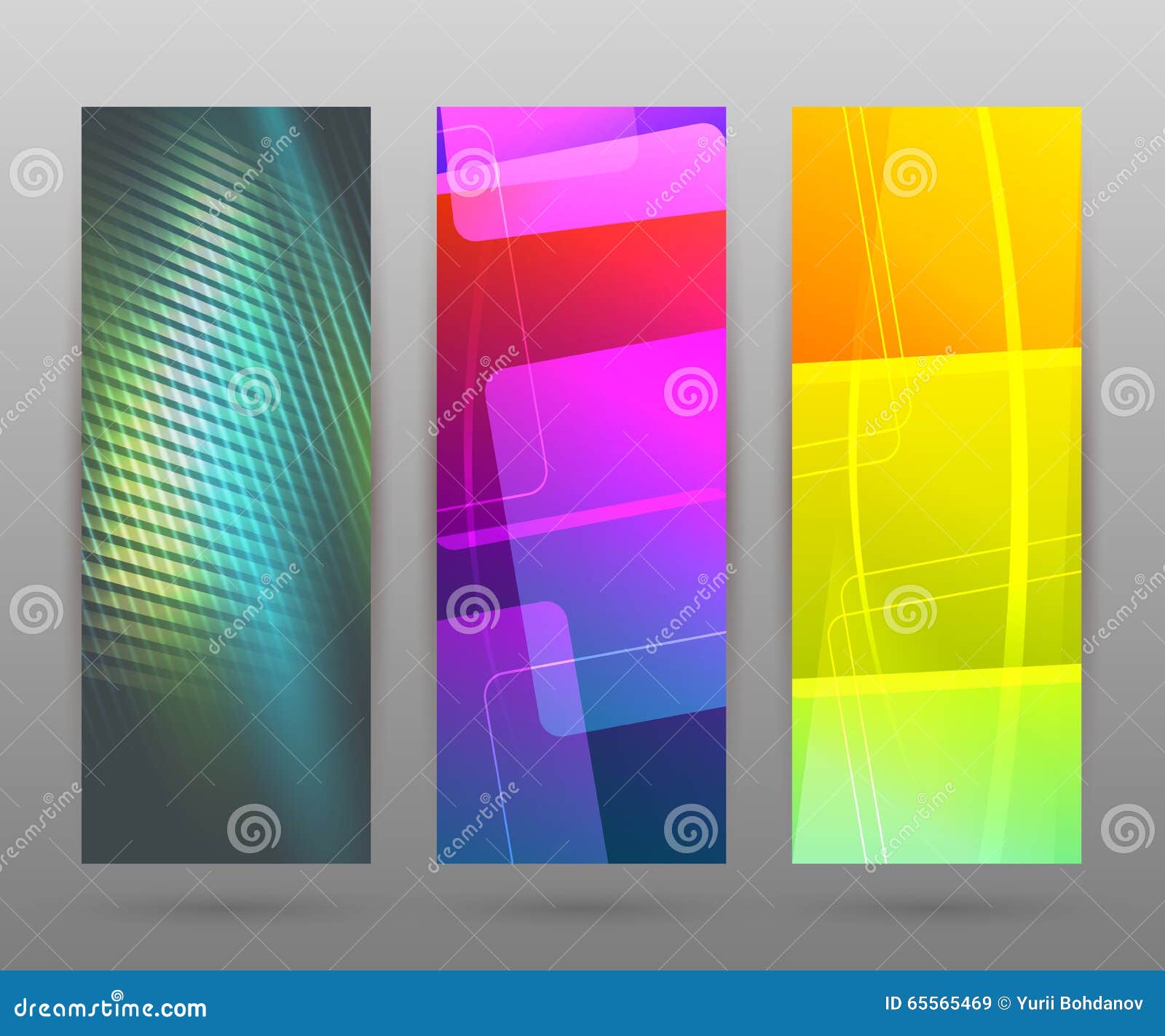 Set Vertical  Banner  Background  Template Layout Flyer47 