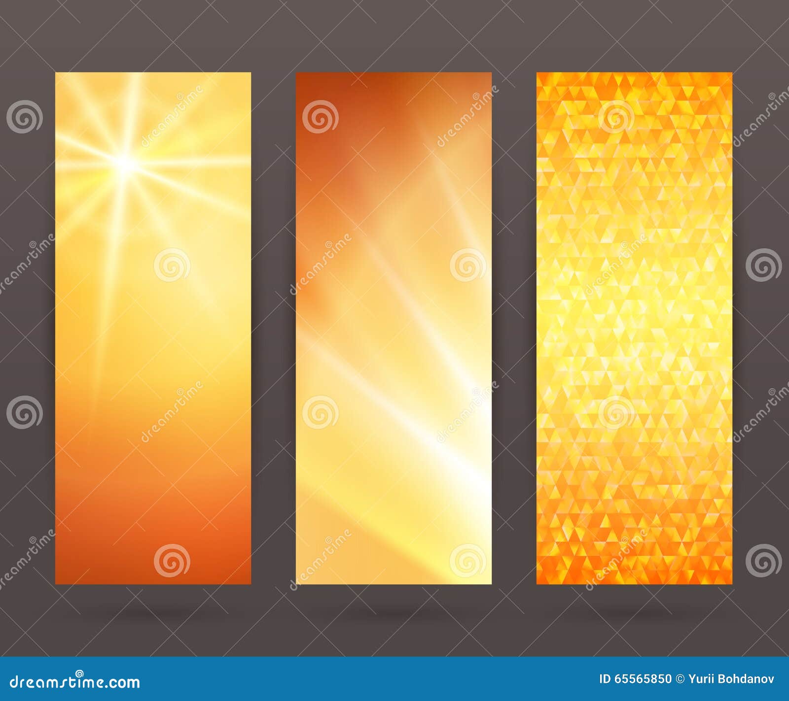 Set Vertical Banner Background Template Layout Flyer66 