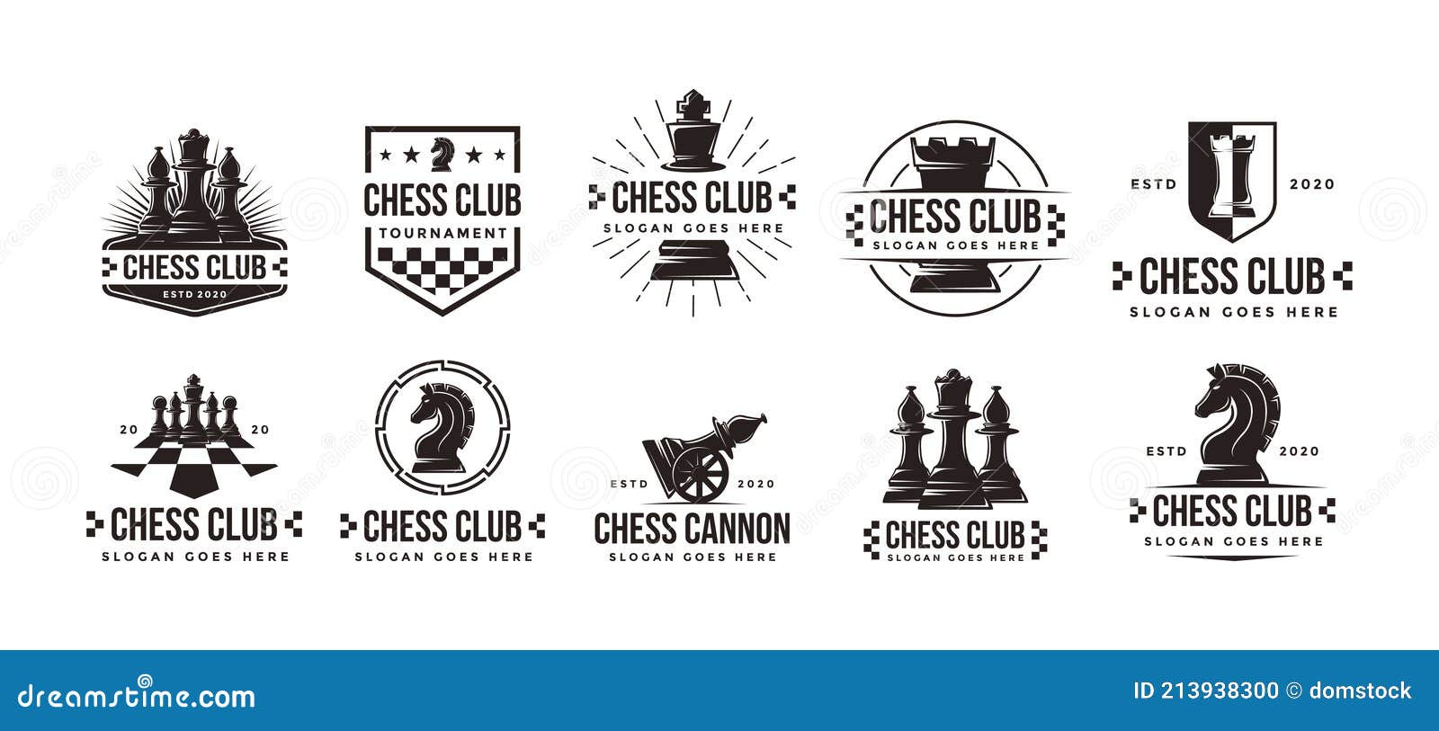 Premium Vector  Chess club vector template. vintage classic badge emblem  board game tournament illustration.