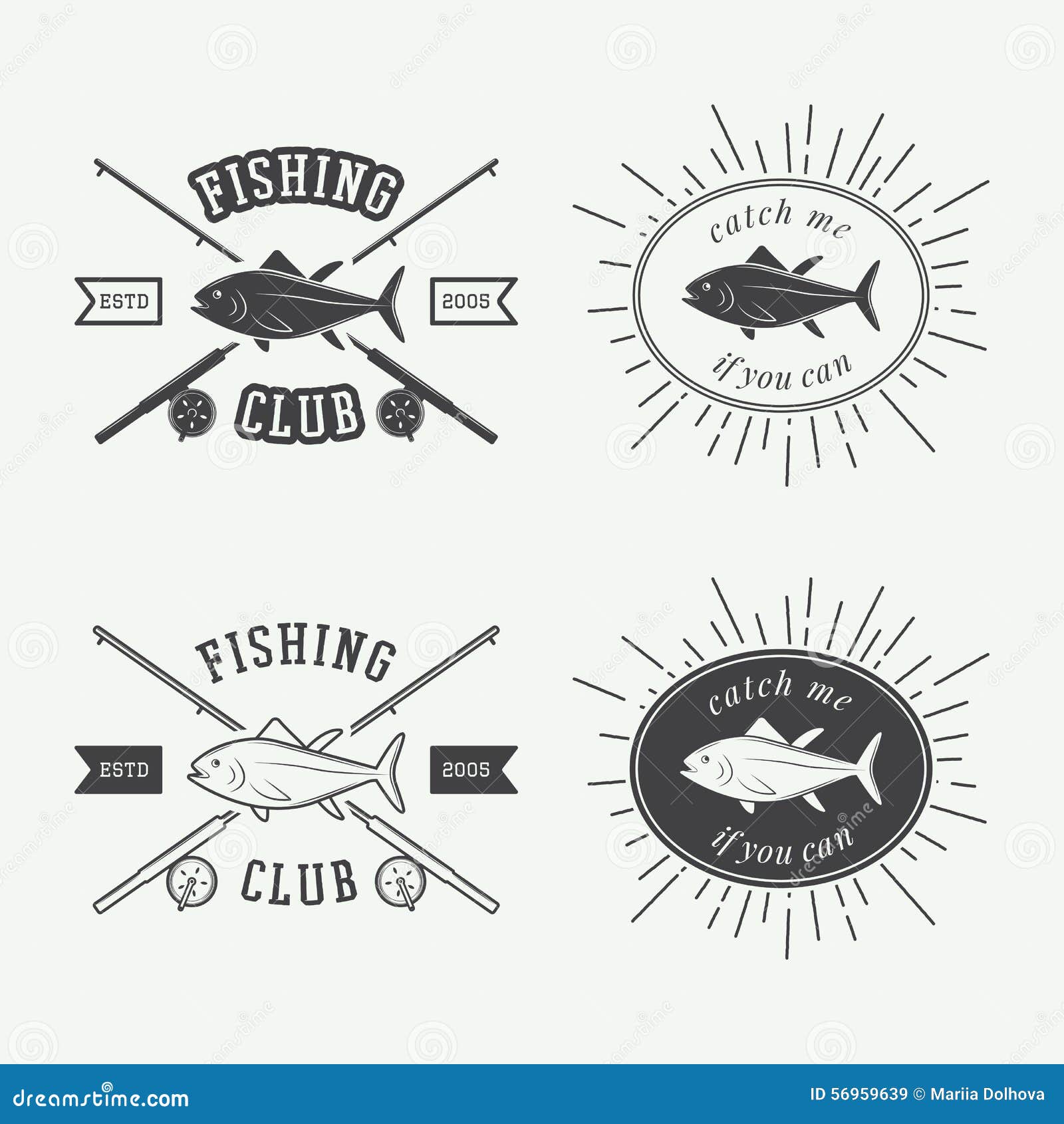 Fishing Logo Design Vector Fishing Logo Design Vector