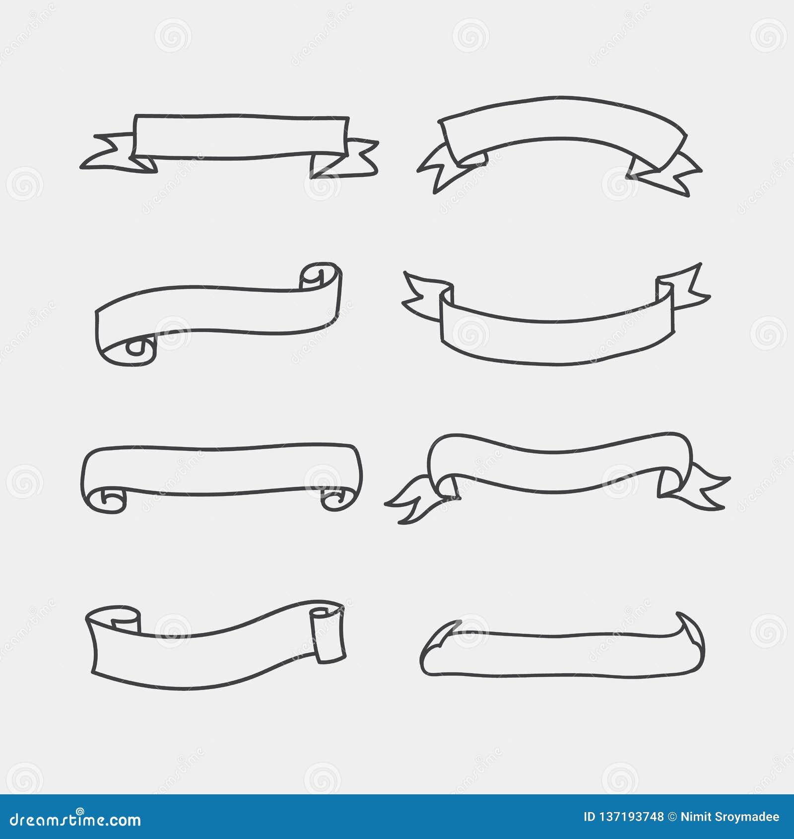 Cool Ribbon Banner Drawing Step By Step Creative Things