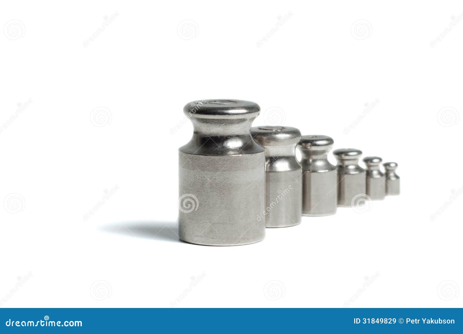 A Set of Weights for Scales Stock Image Image of heaviness, objects