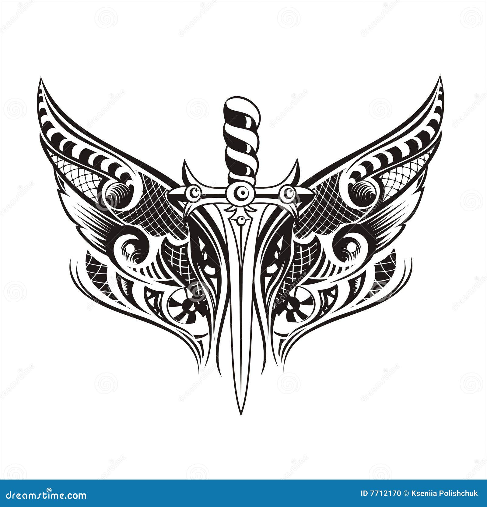 Pirate Sword Tattoo Silhouette Images