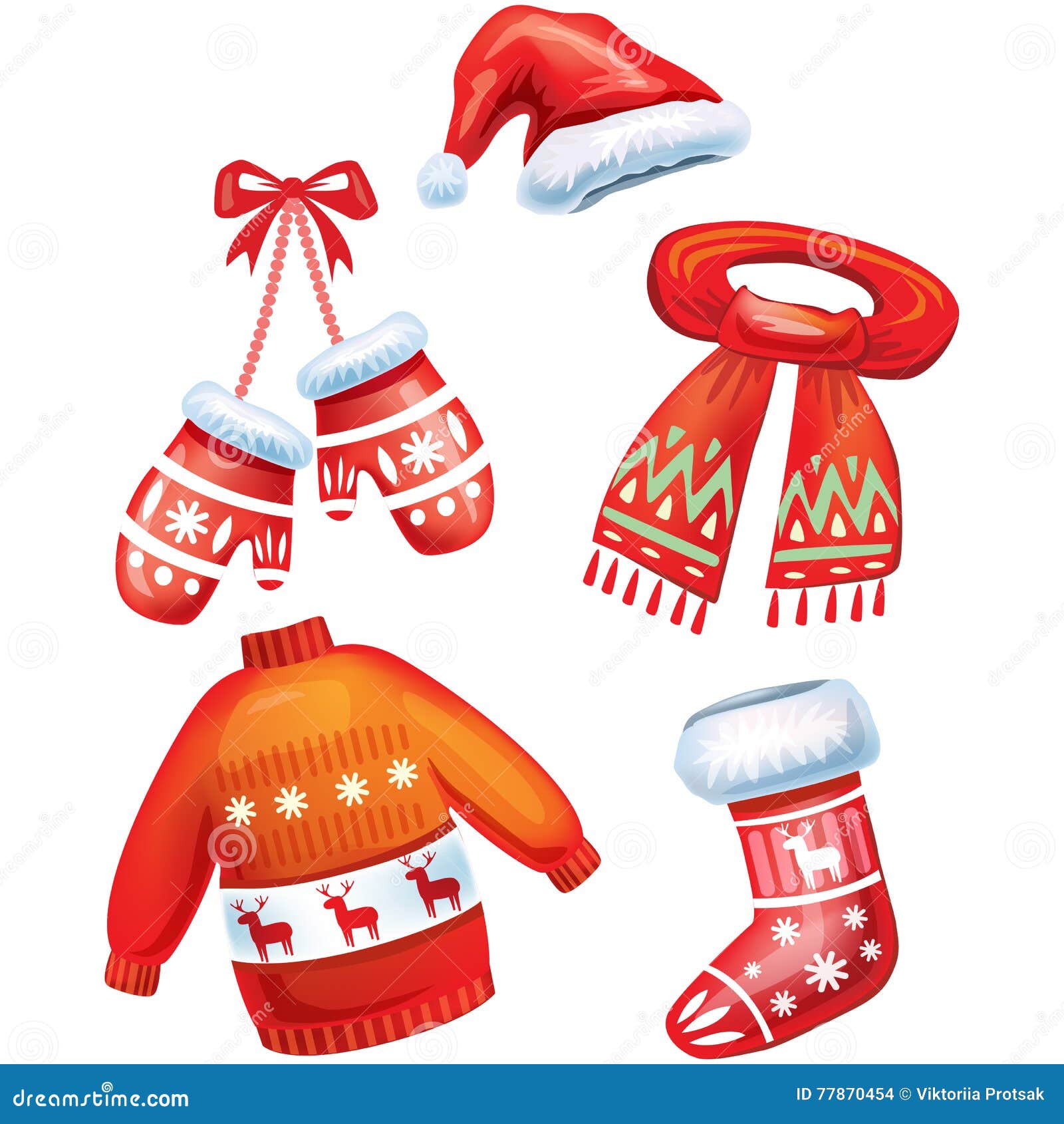 Set of winter accessories stock vector. Illustration of boots 77870454