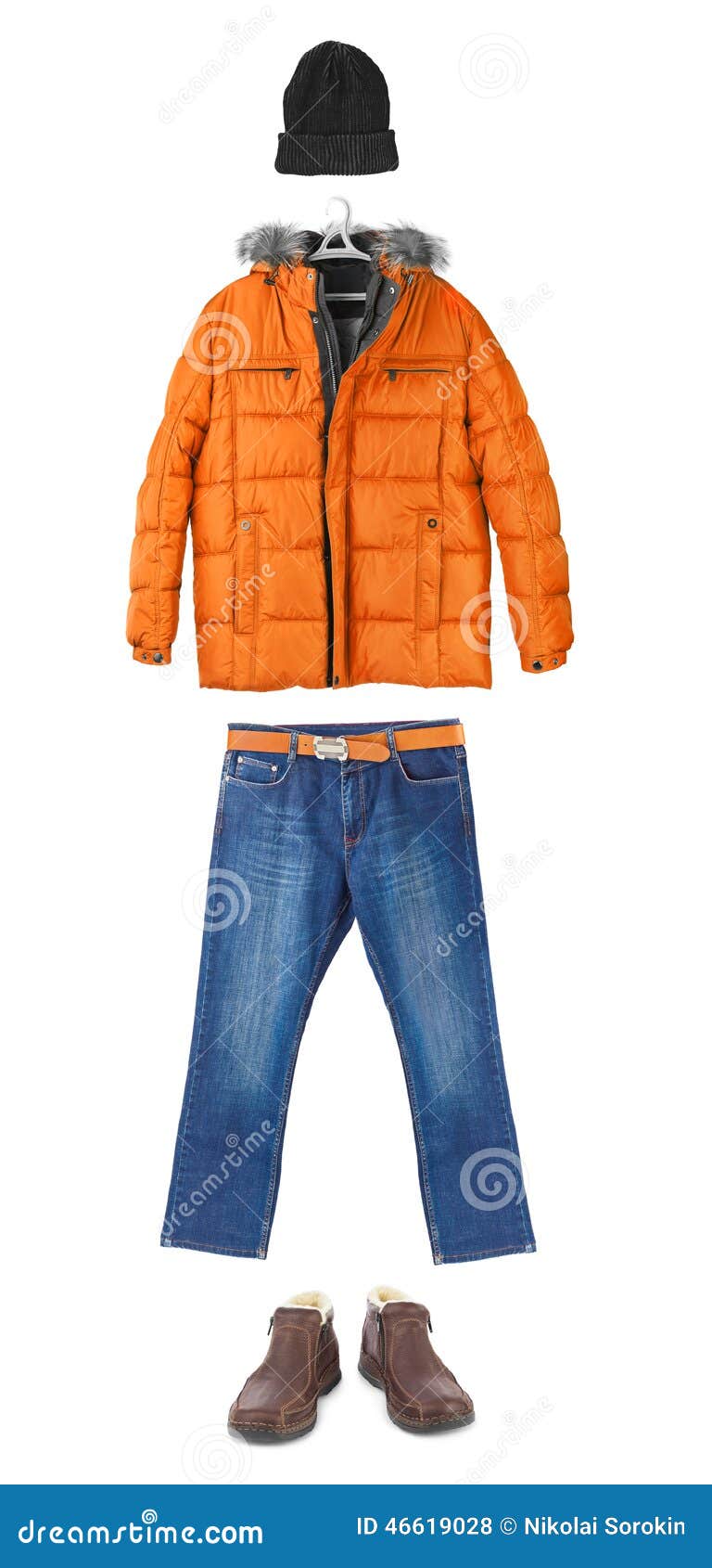 Set of winter clothing stock photo. Image of clothes 46619028