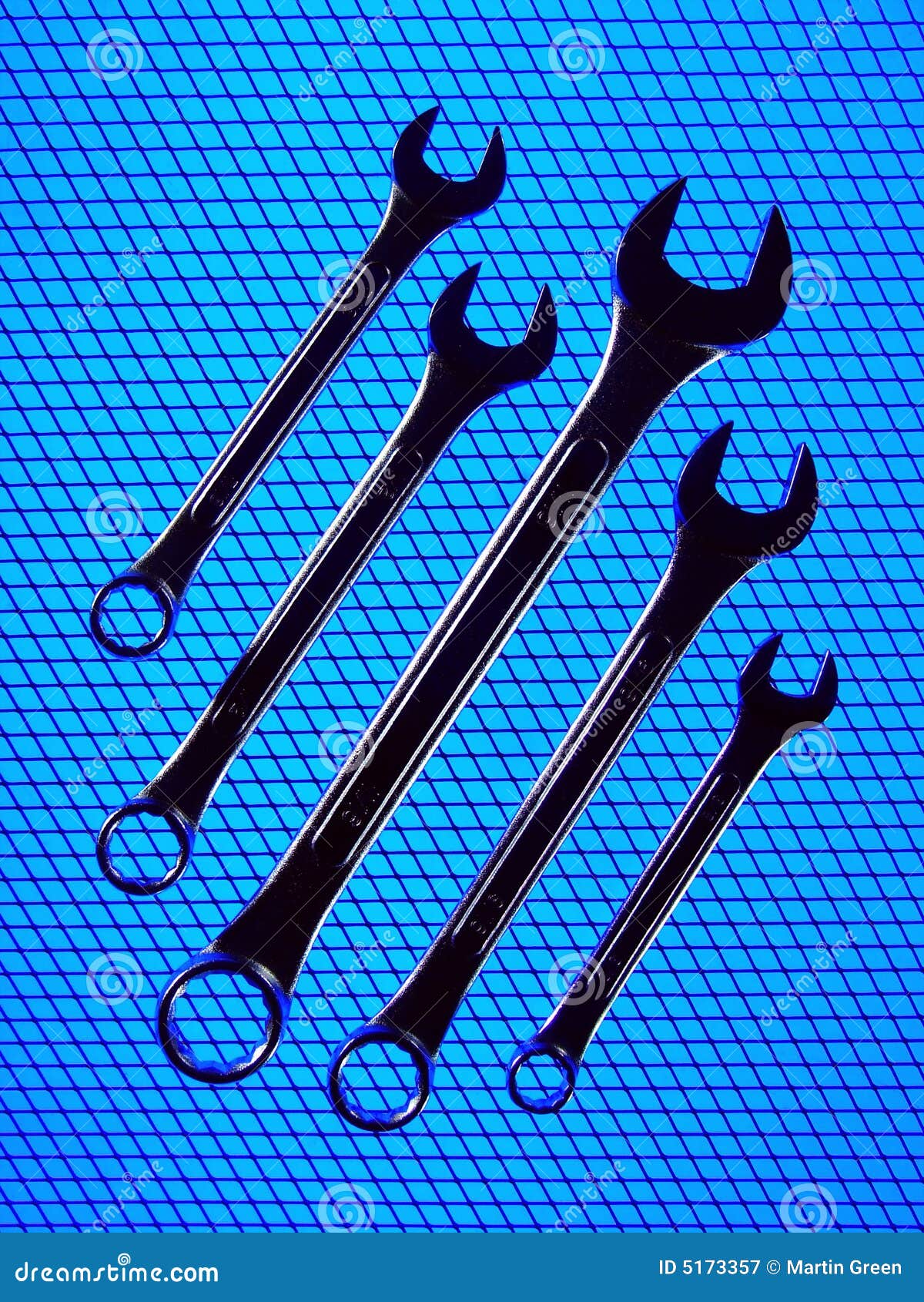 Set of Wrenches stock image. Image of repairman, maintaining 5173357