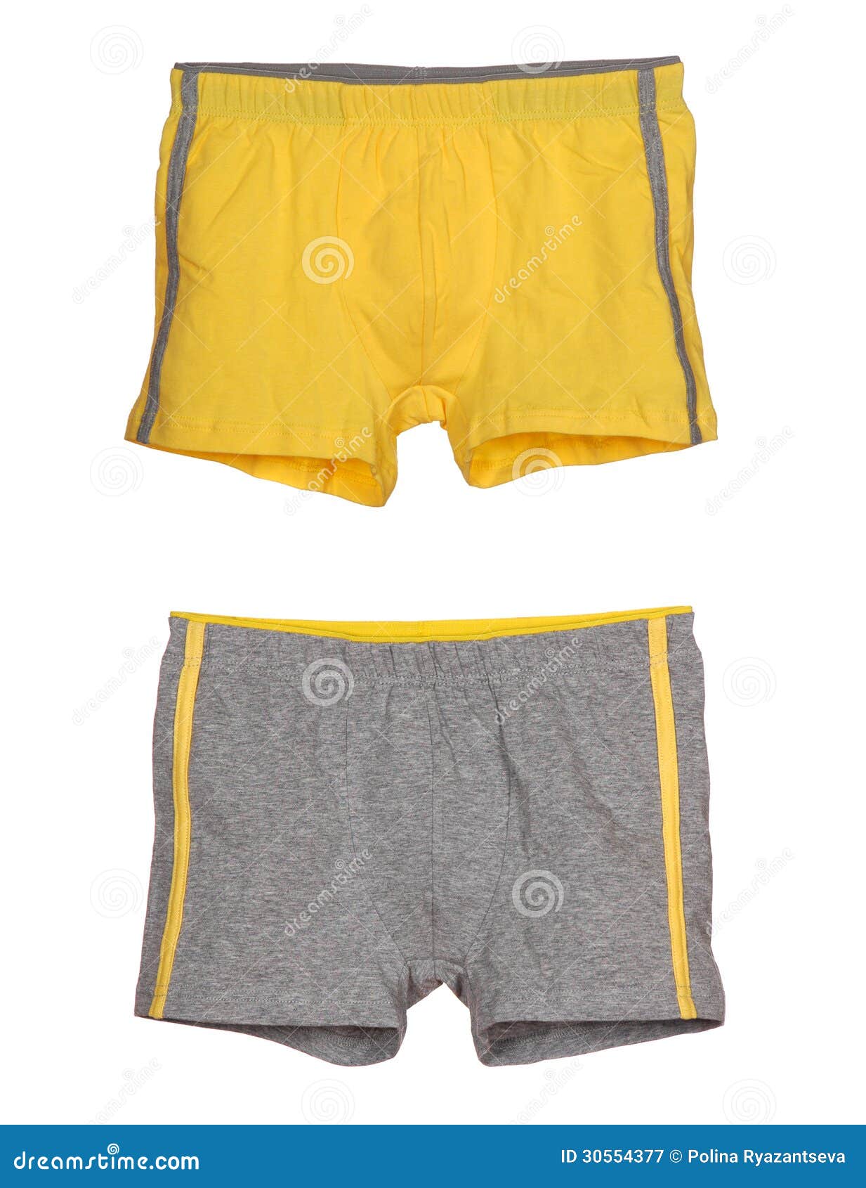 Set of Yellow and Grey Men S Underwear Stock Image - Image of boxers ...