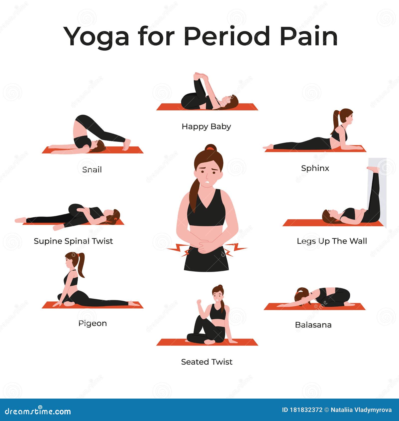 Periods yoga exercises to get 9 Exercises