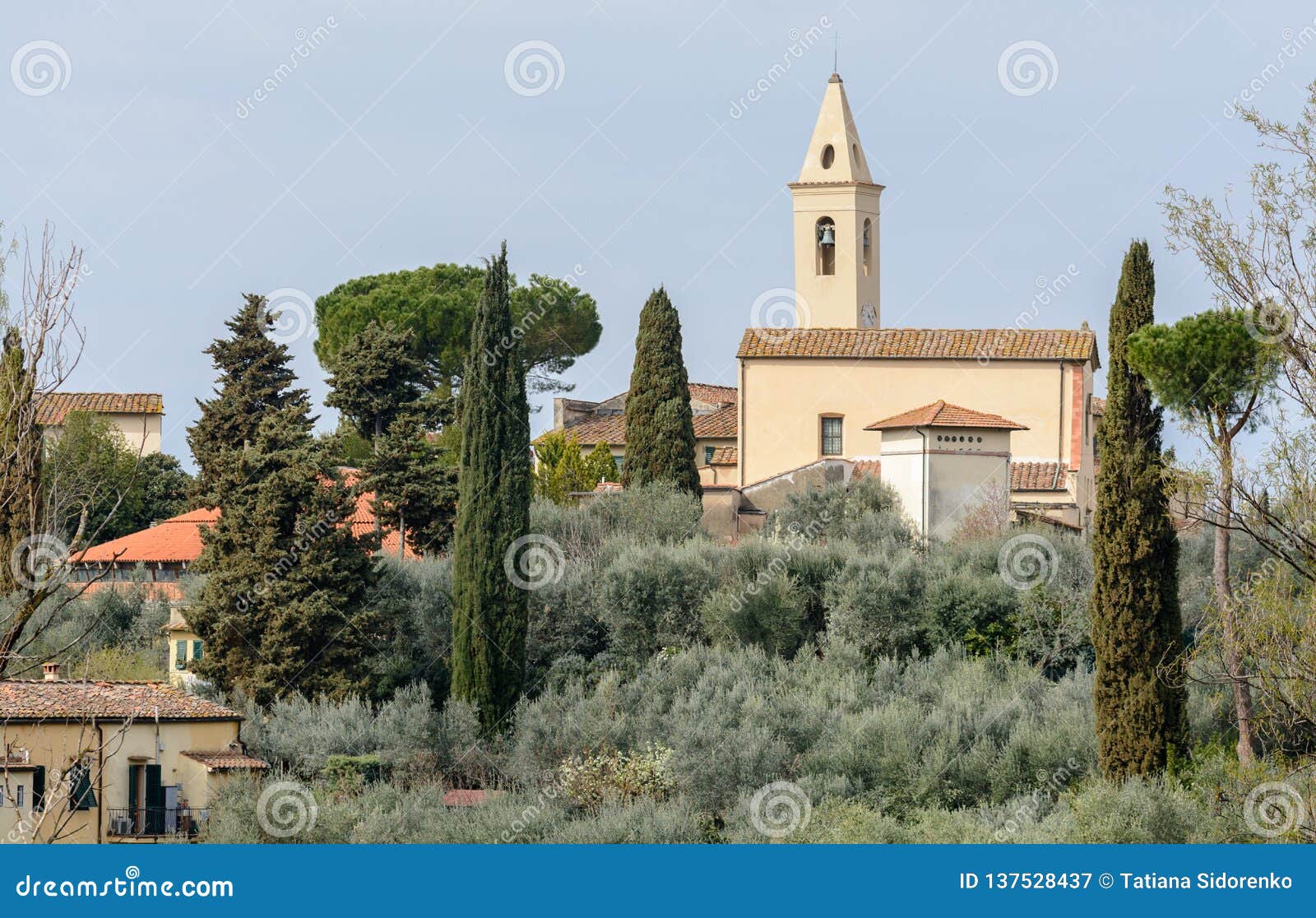 Settignano Is An Ancient Tuscan Town On A Hill With A Beautiful