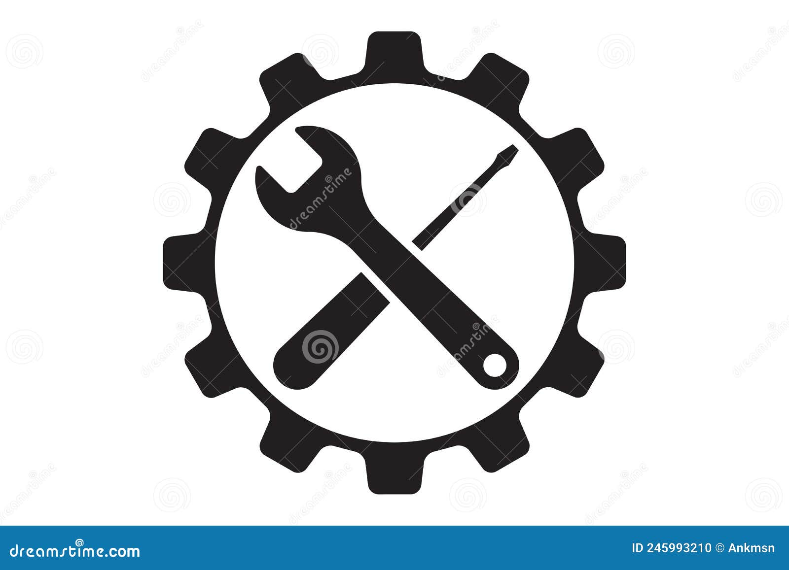 setting icon  with work cog gear . cogweel mechanism 