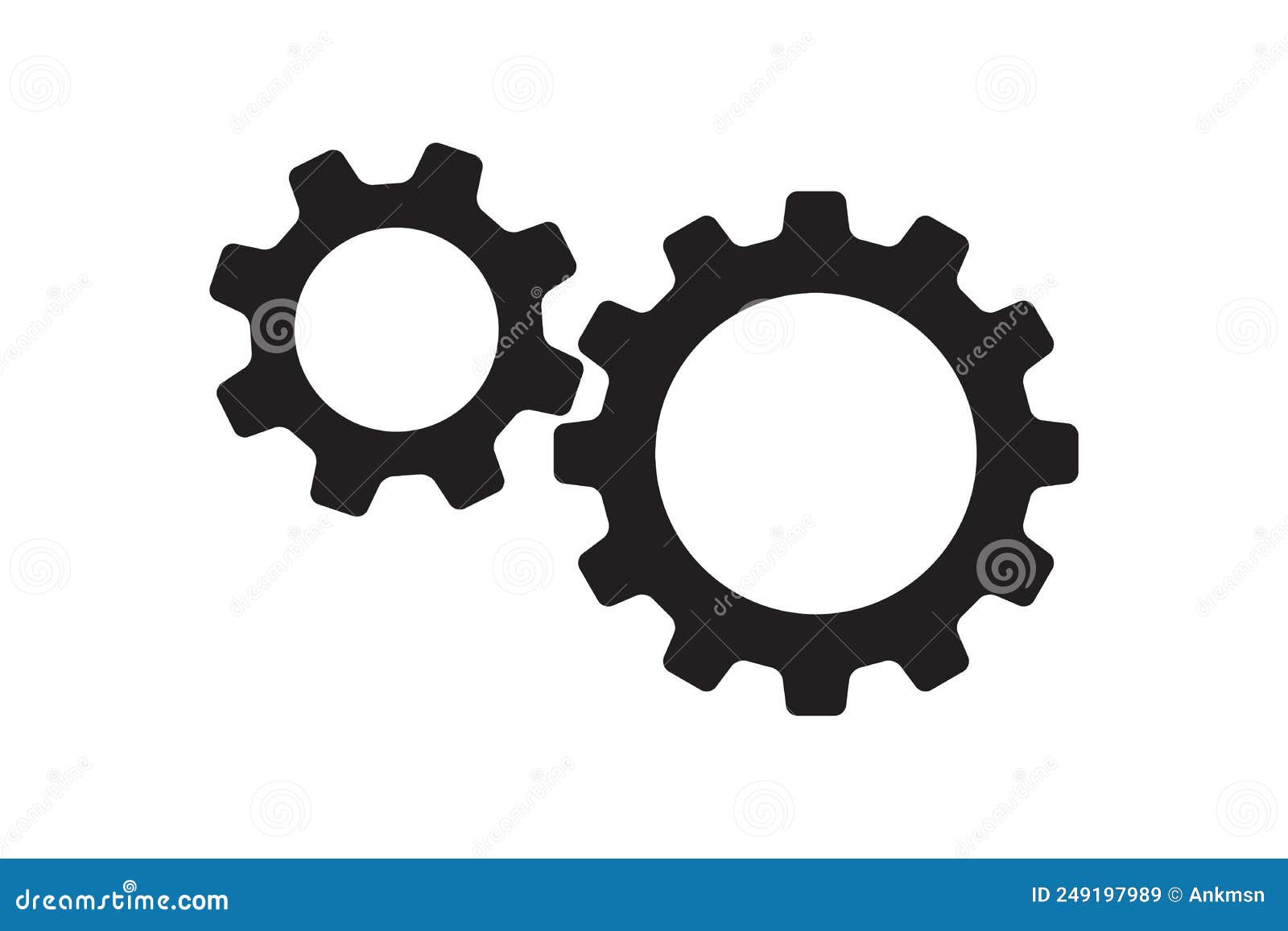 setting icon  with work cog gear . cogweel mechanism 
