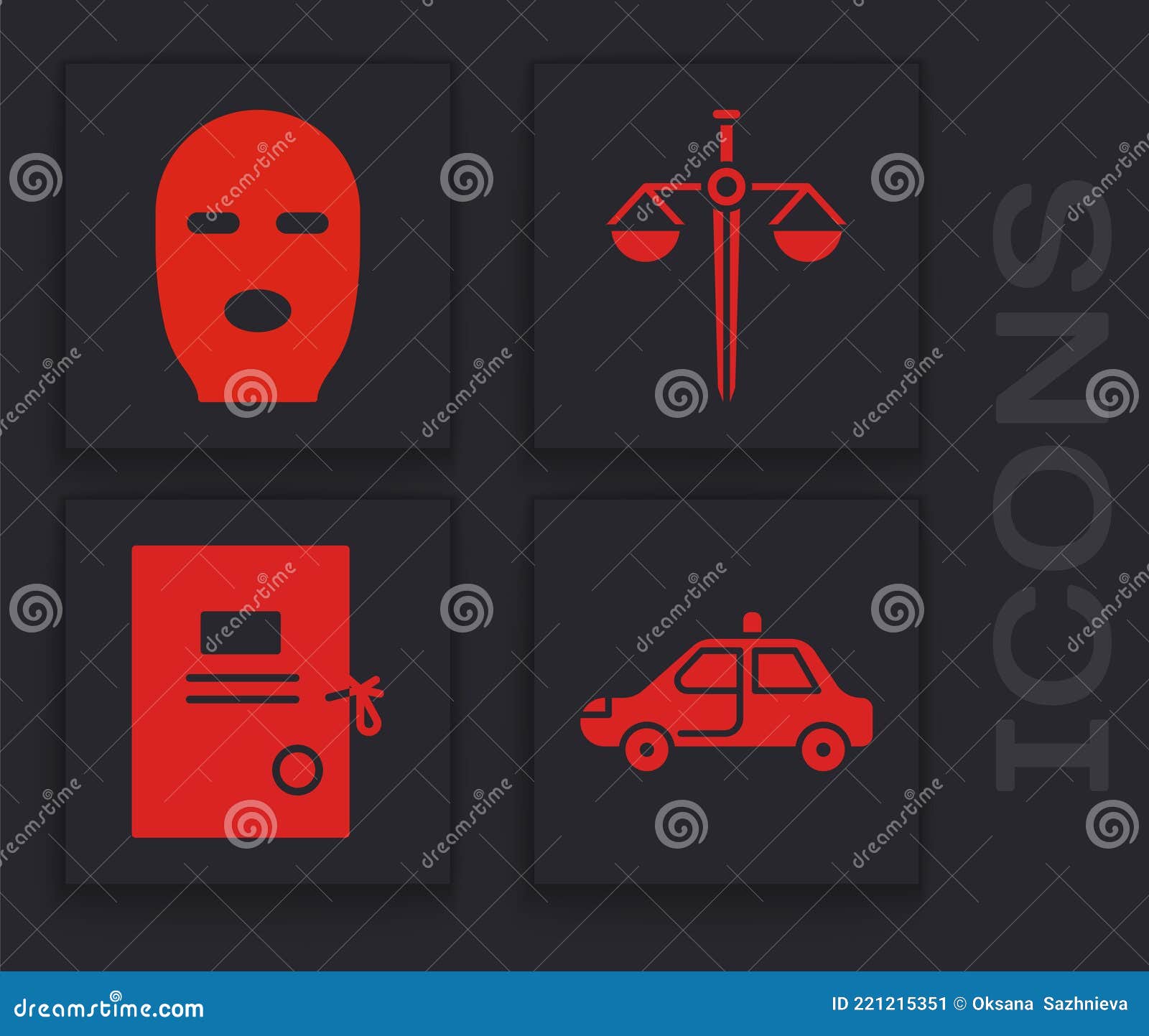 https://thumbs.dreamstime.com/z/setzen-polizei-auto-und-blinkende-dieb-maske-waage-f%C3%BCr-gerechtigkeit-klage-papier-symbol-vektor-221215351.jpg