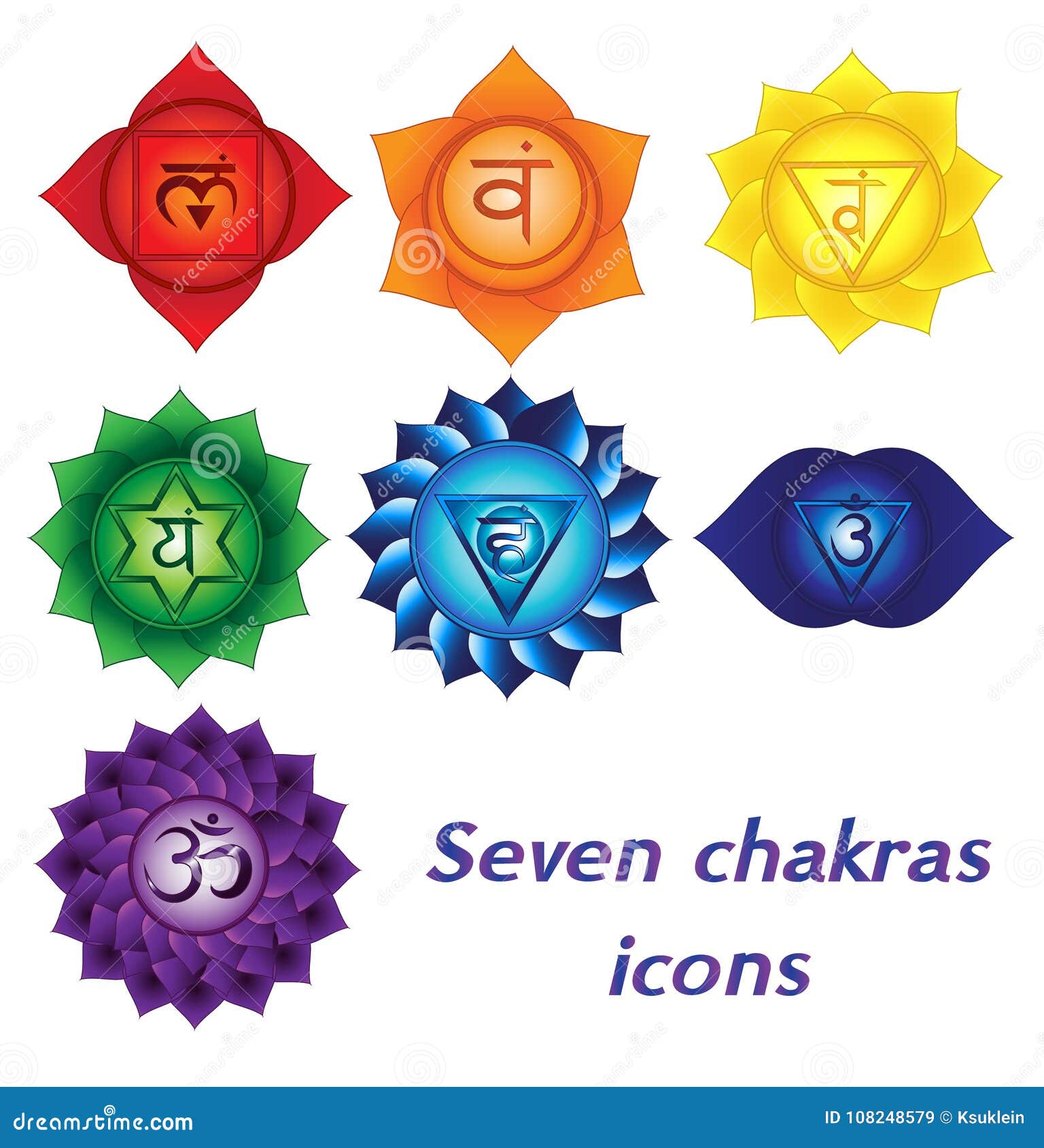 crown chakra symbol tattoo