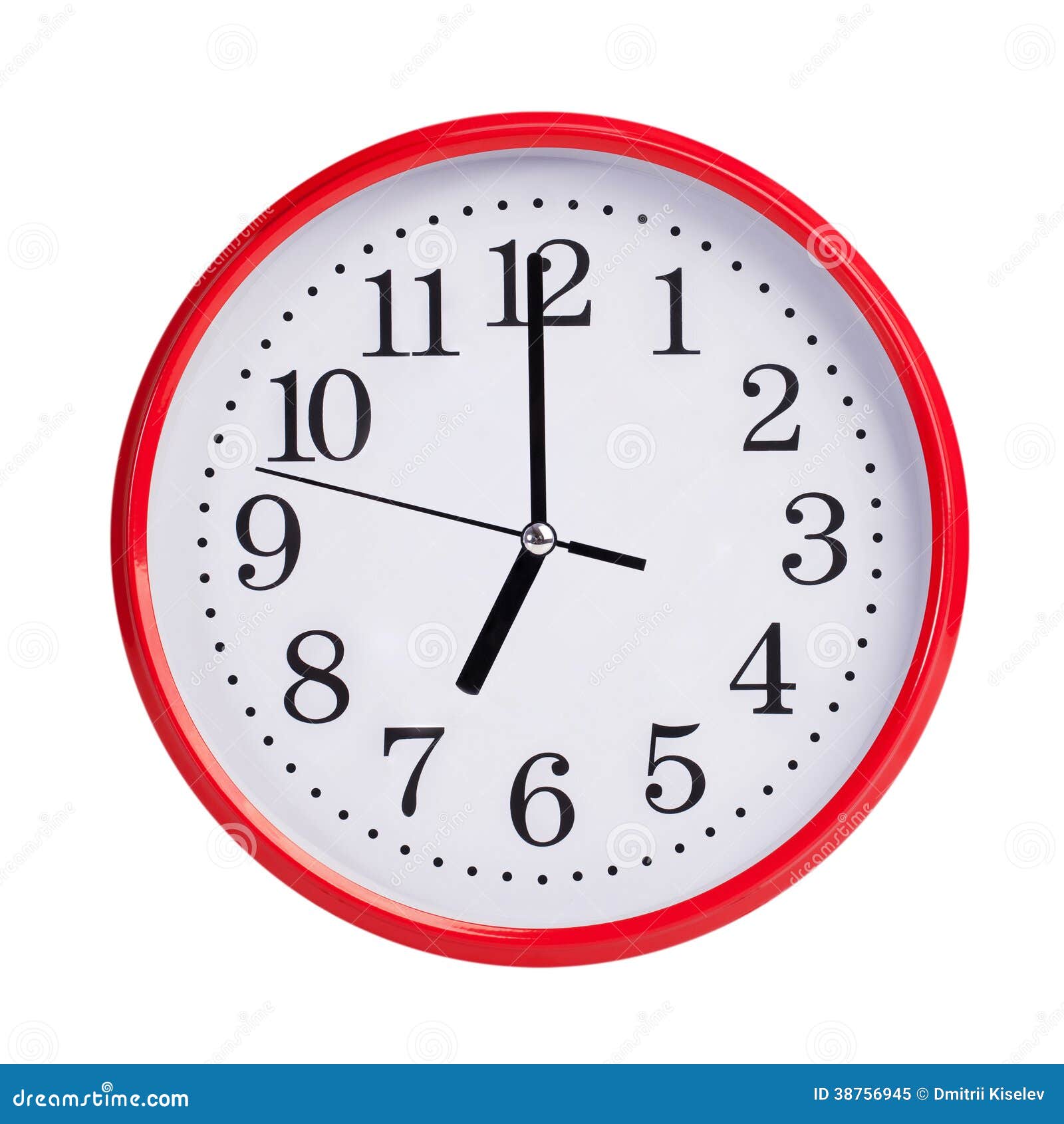 Seven Hours On A Round Dial Stock Image - Image of timepiece, minute How Many Minutes Is In 7 Hours
