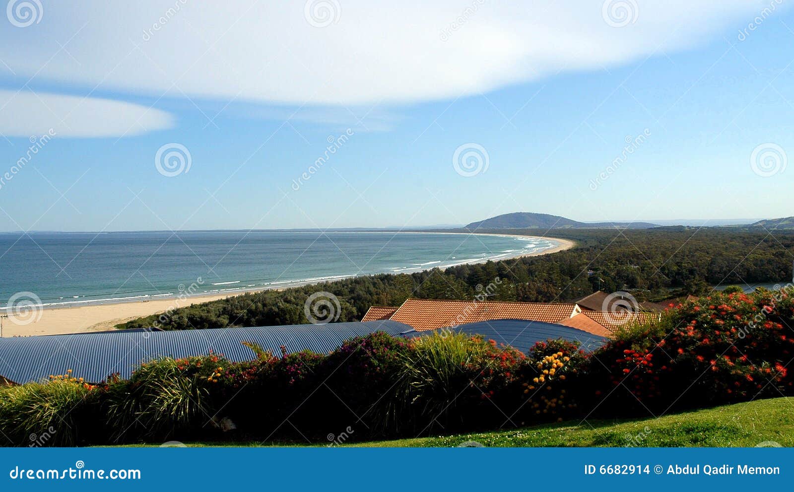 Seven mile beach stock photo. Image of seascape, rapid 6682914