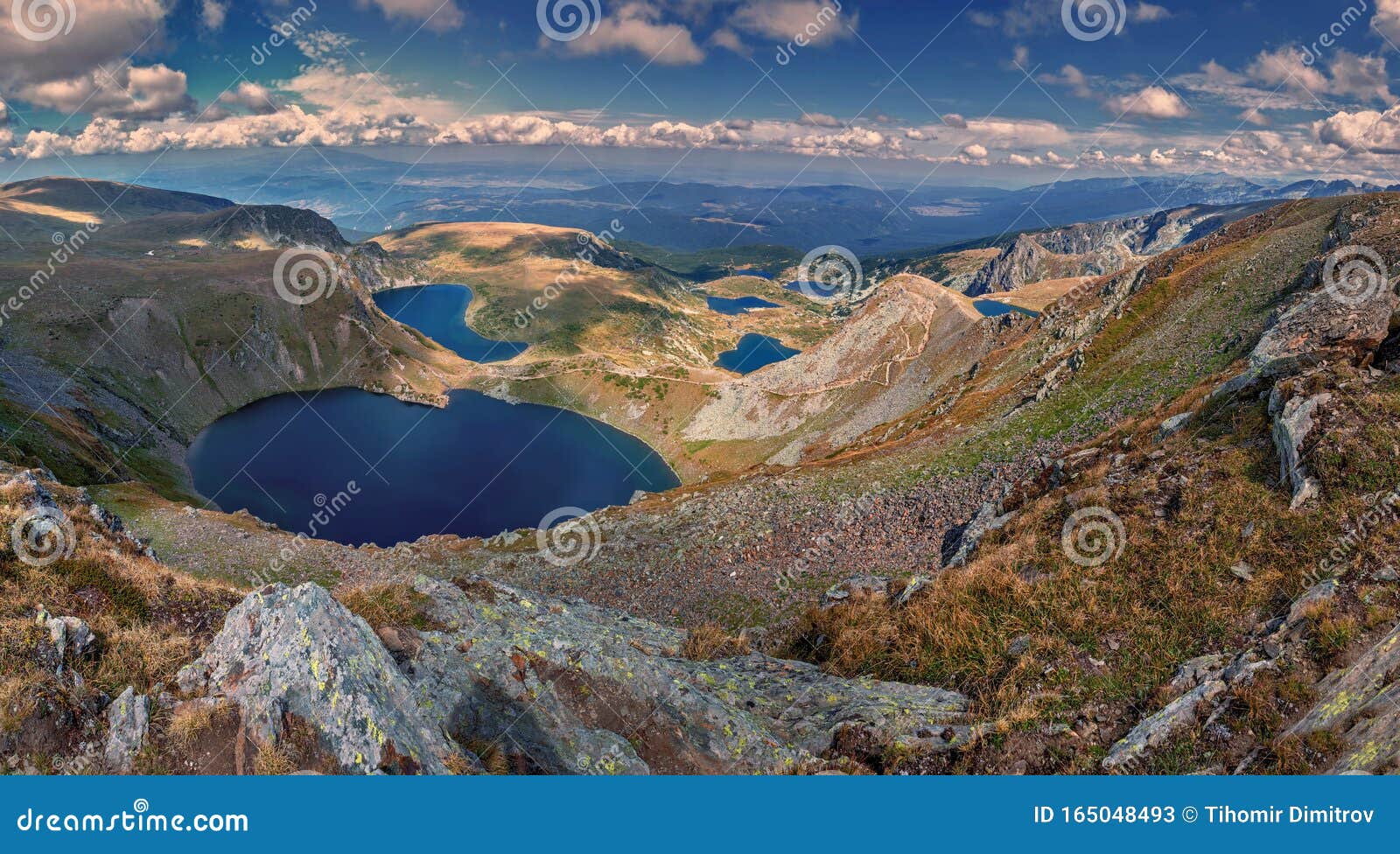 the seven rila lakes in national rila park