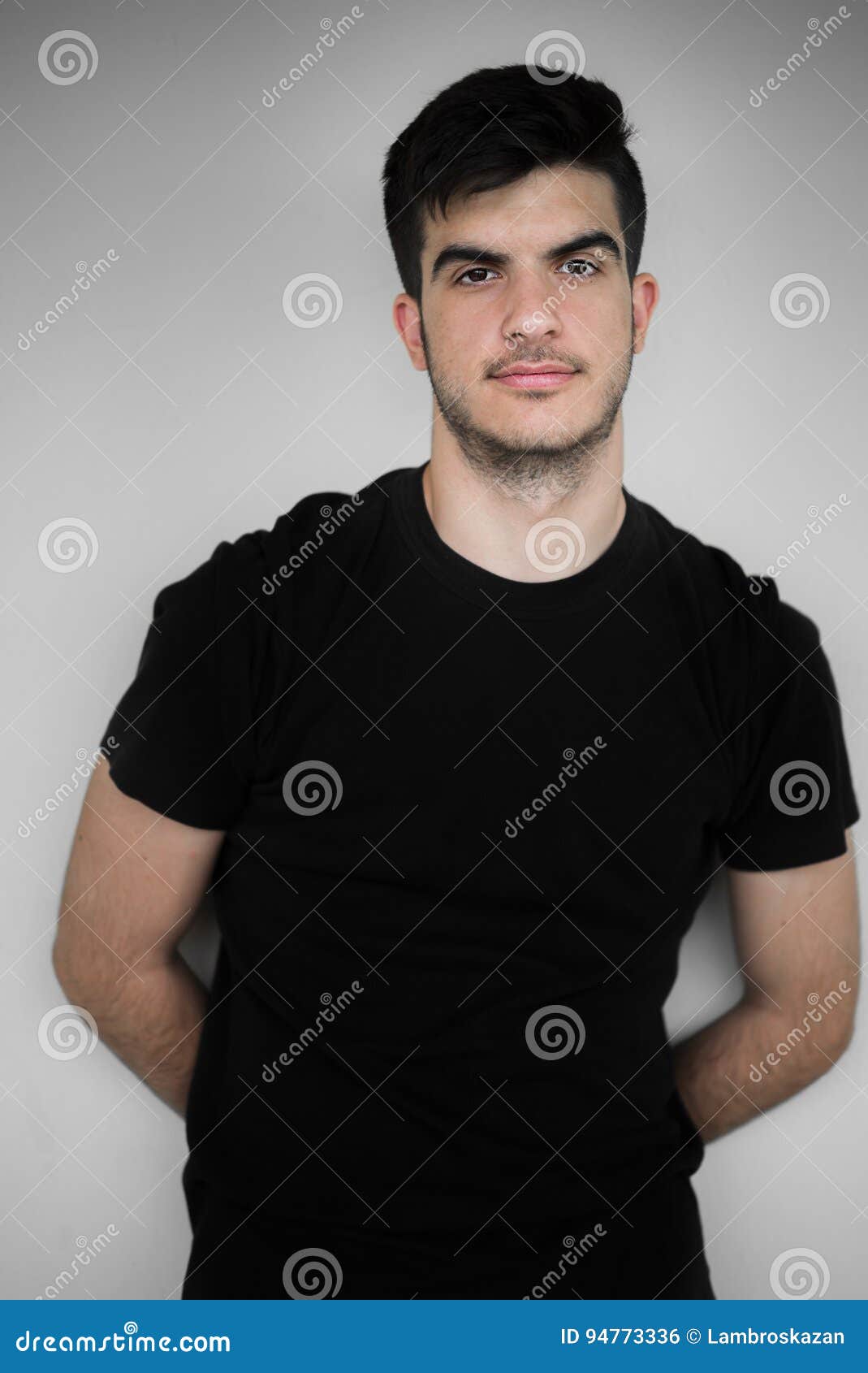 Seventeen Years Old Handsome and Confident Young Man Posing, Smile