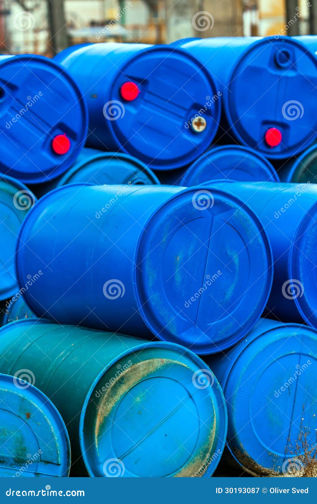 Several Barrels of Toxic Waste Stock Image Image of heavy, nature