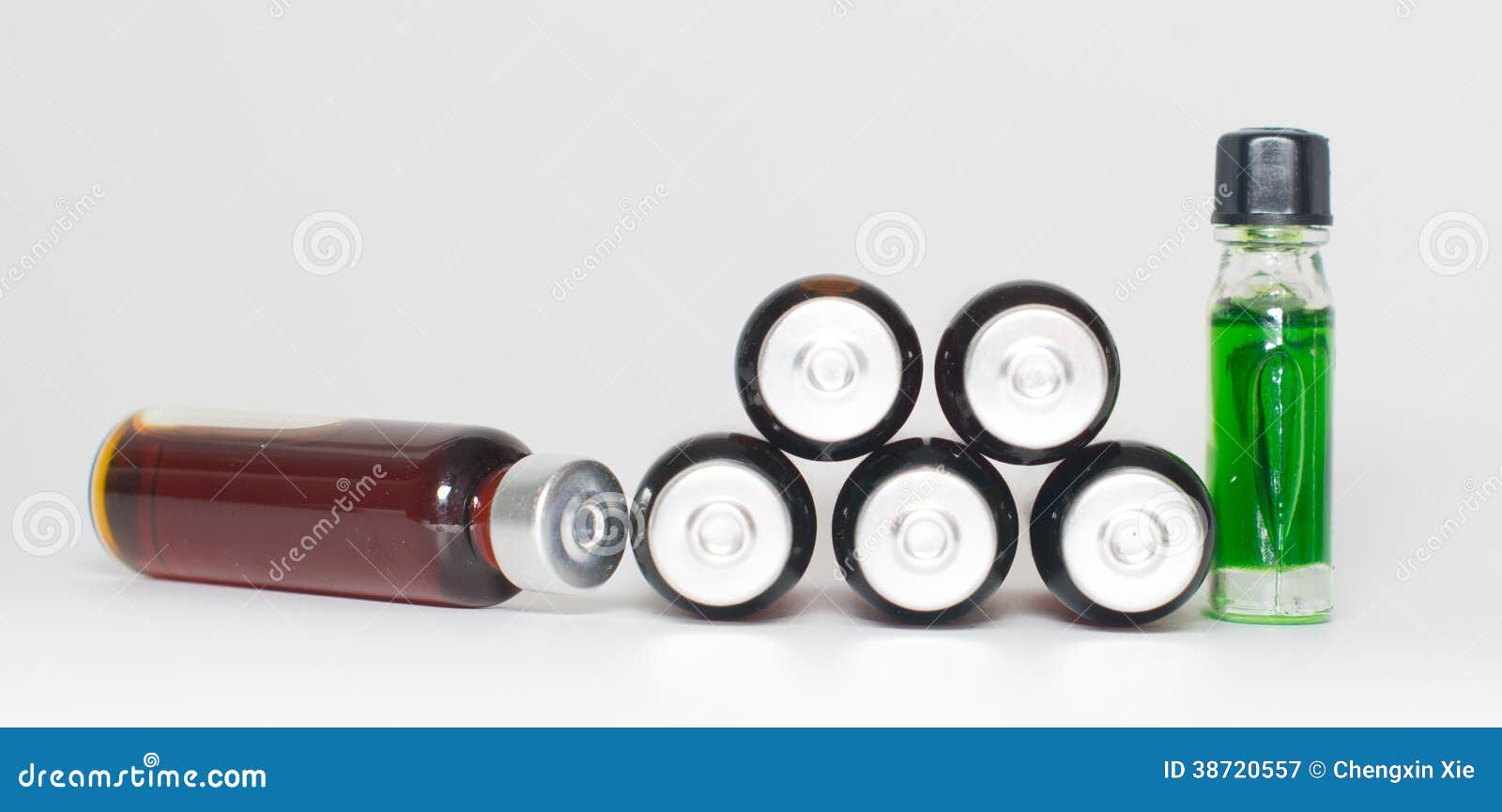 Several Bottles of Liquid Medicine Stock Image Image of syrup, liquid