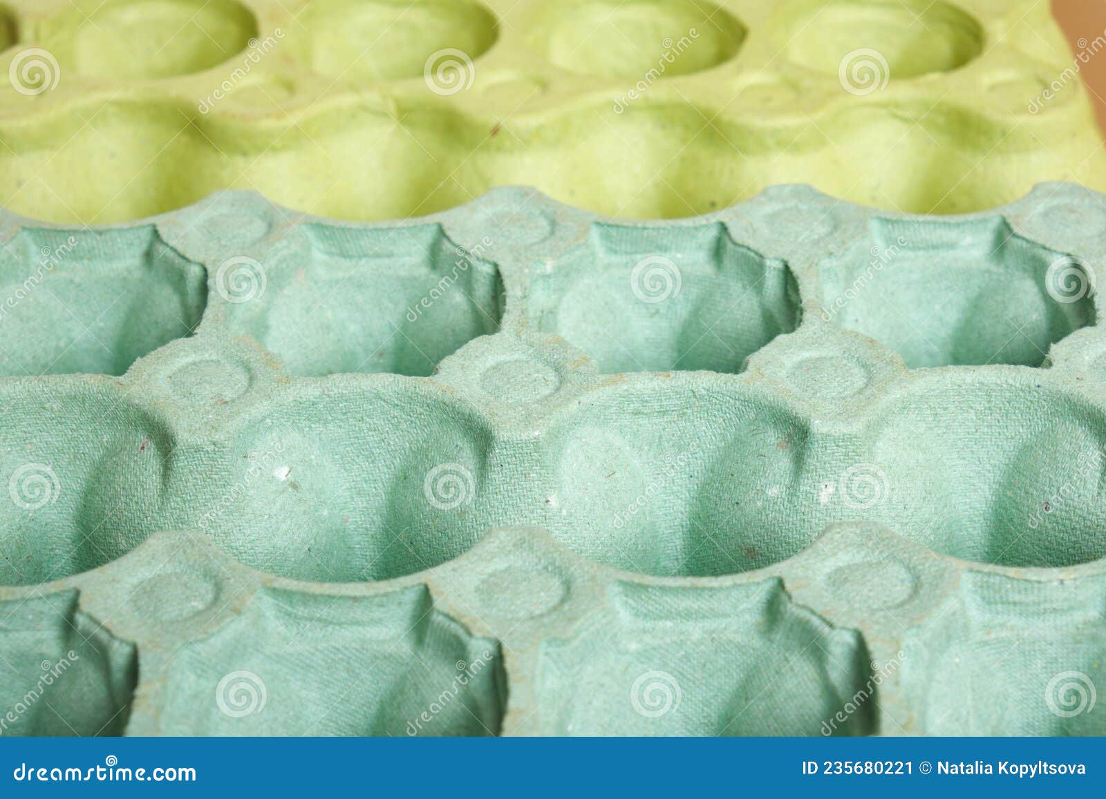 Several Cardboard Egg Boxes, Recycling Concept Waste, Sorting Waste