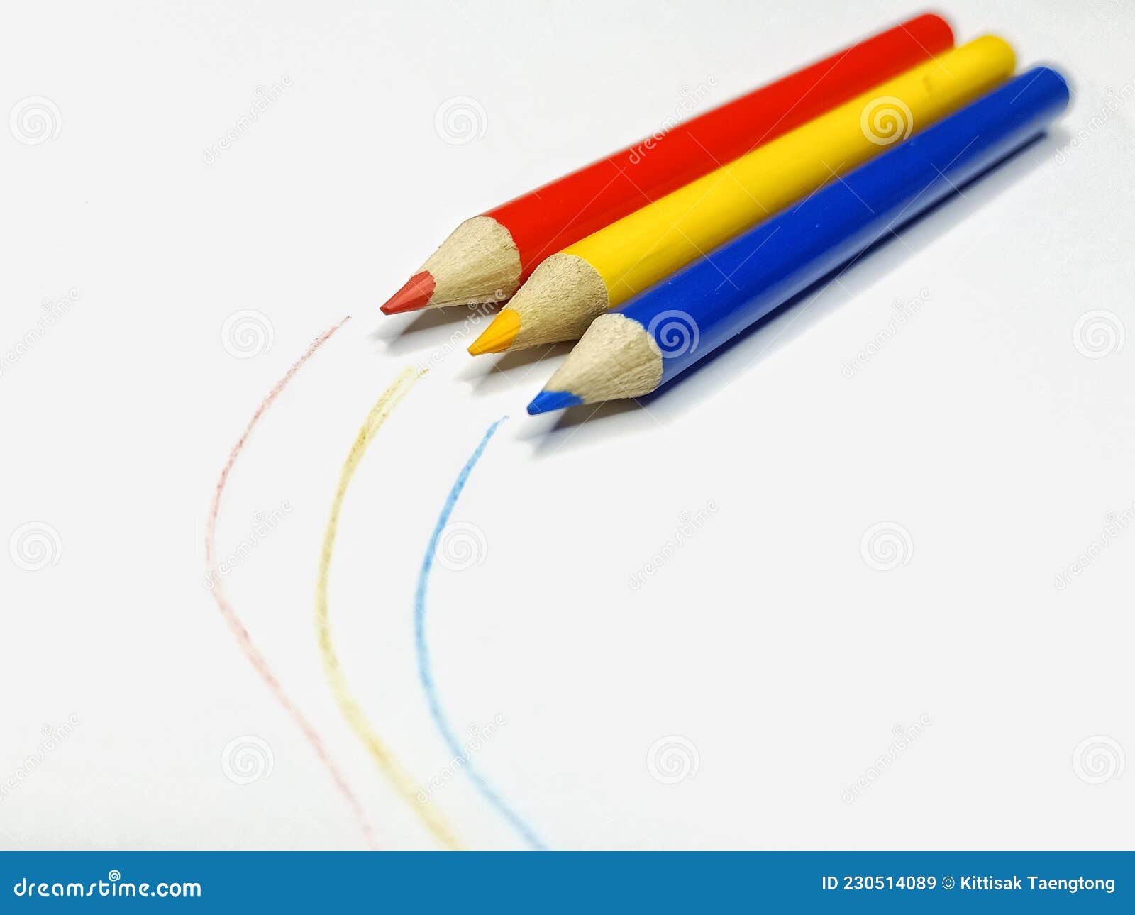 Beautifully Arranged Colored Multicolored Crayons. Stock Image Image