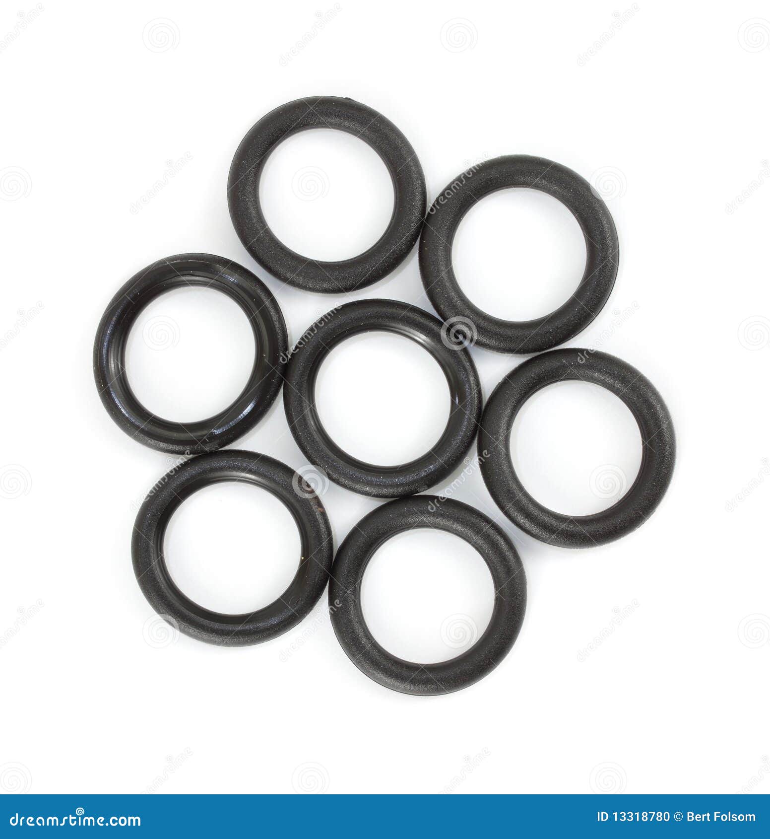 Several Flat O Ring Washers For Garden Hose Stock Photo Image Of