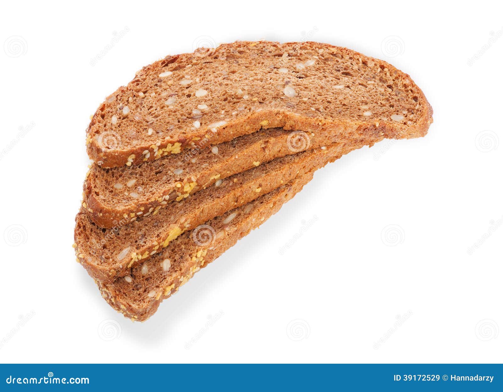 Several Slices of Crusty Bread Stock Image Image of closeup, plain 39172529